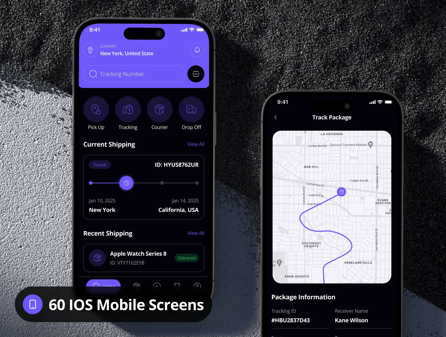 DashDeliver - Parcel Delivery App UI Kit 7