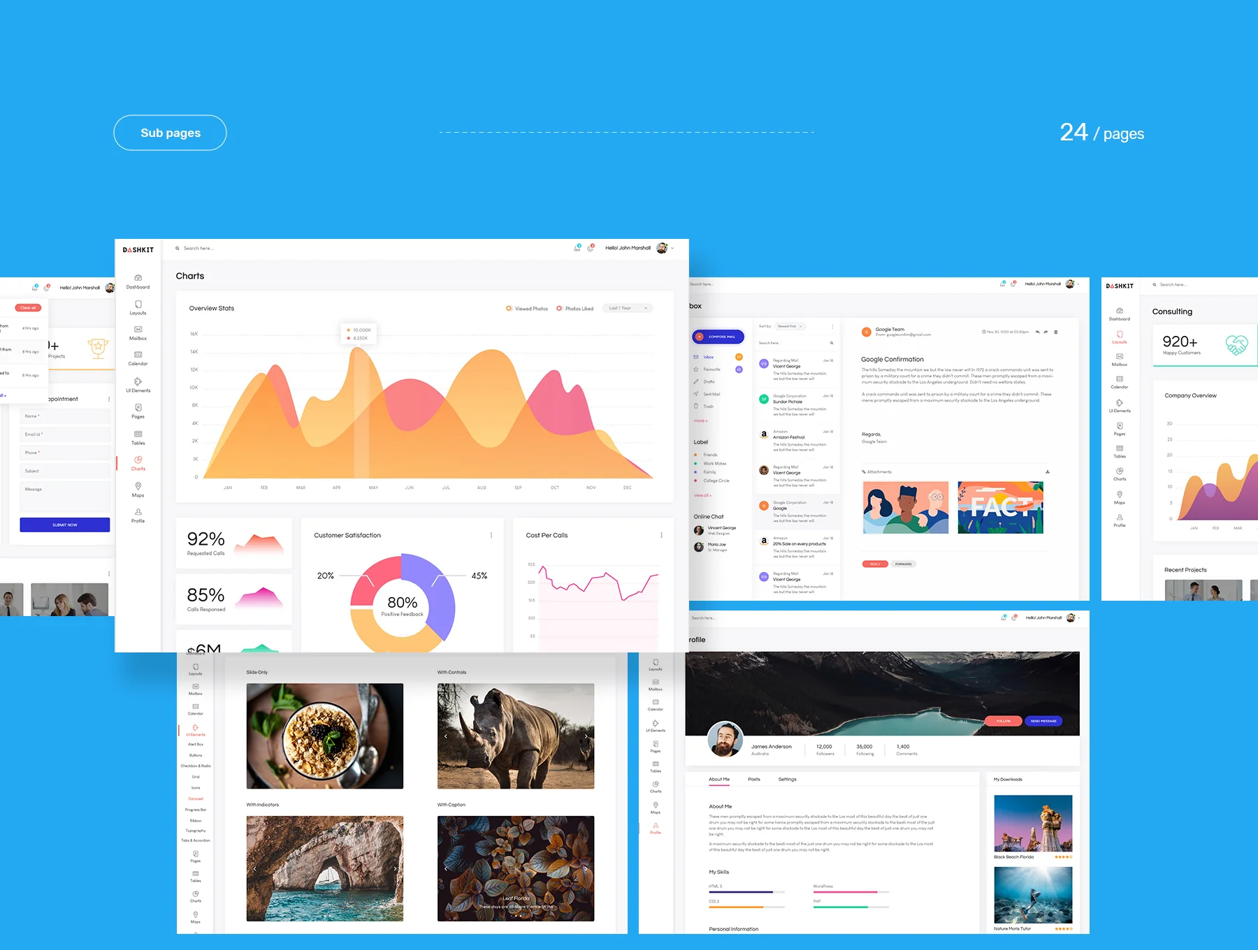 Dashkit - Admin Dashboard UI Kit 8