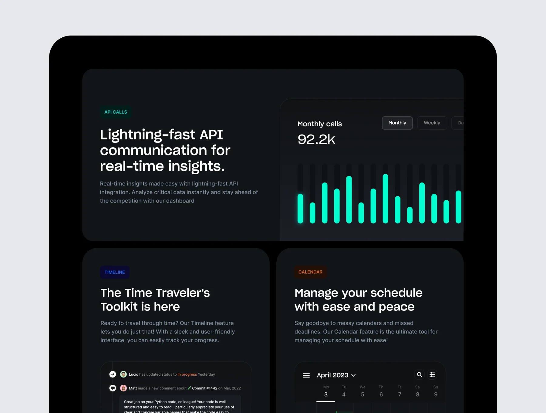 Databoard - SaaS Framer Template 3