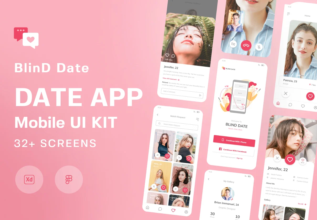 Date App - Mobile UI Kit
