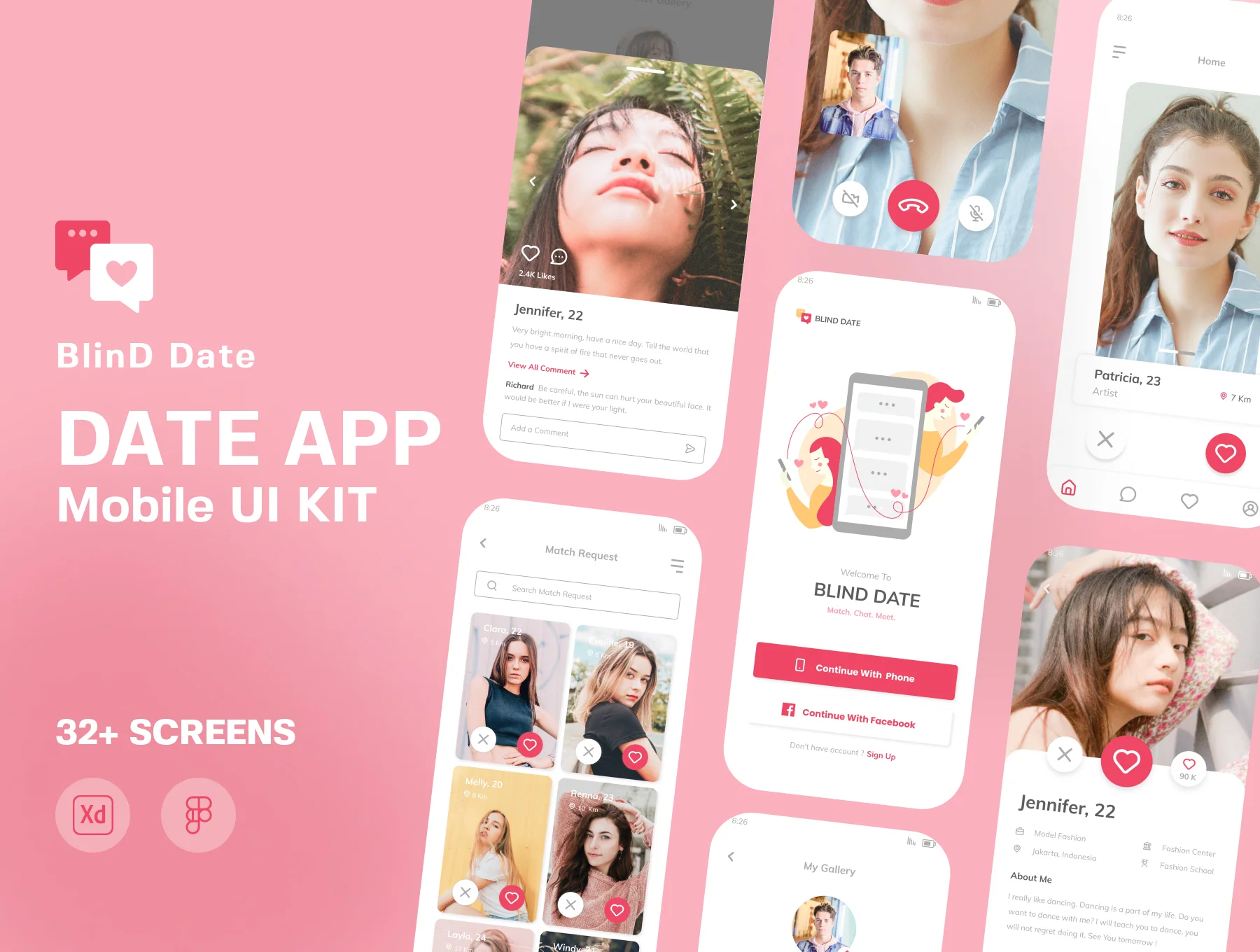 Date App - Mobile UI Kit