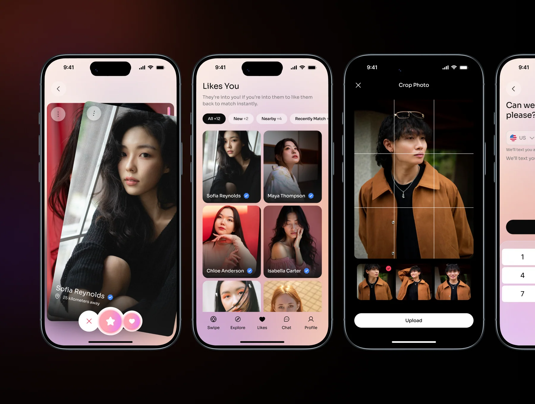 Dating App Mobile UI Kit 3