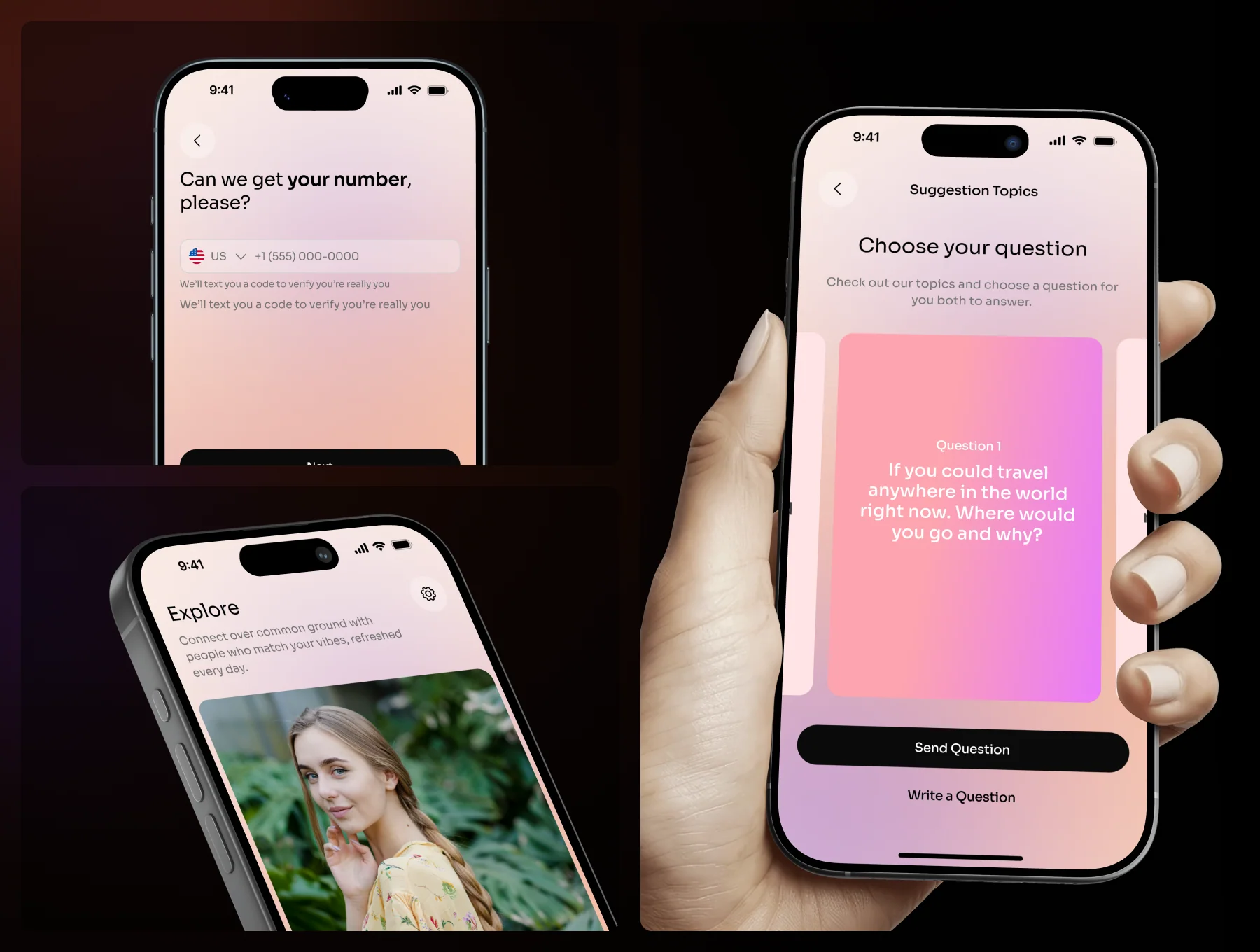 Dating App Mobile UI Kit 4