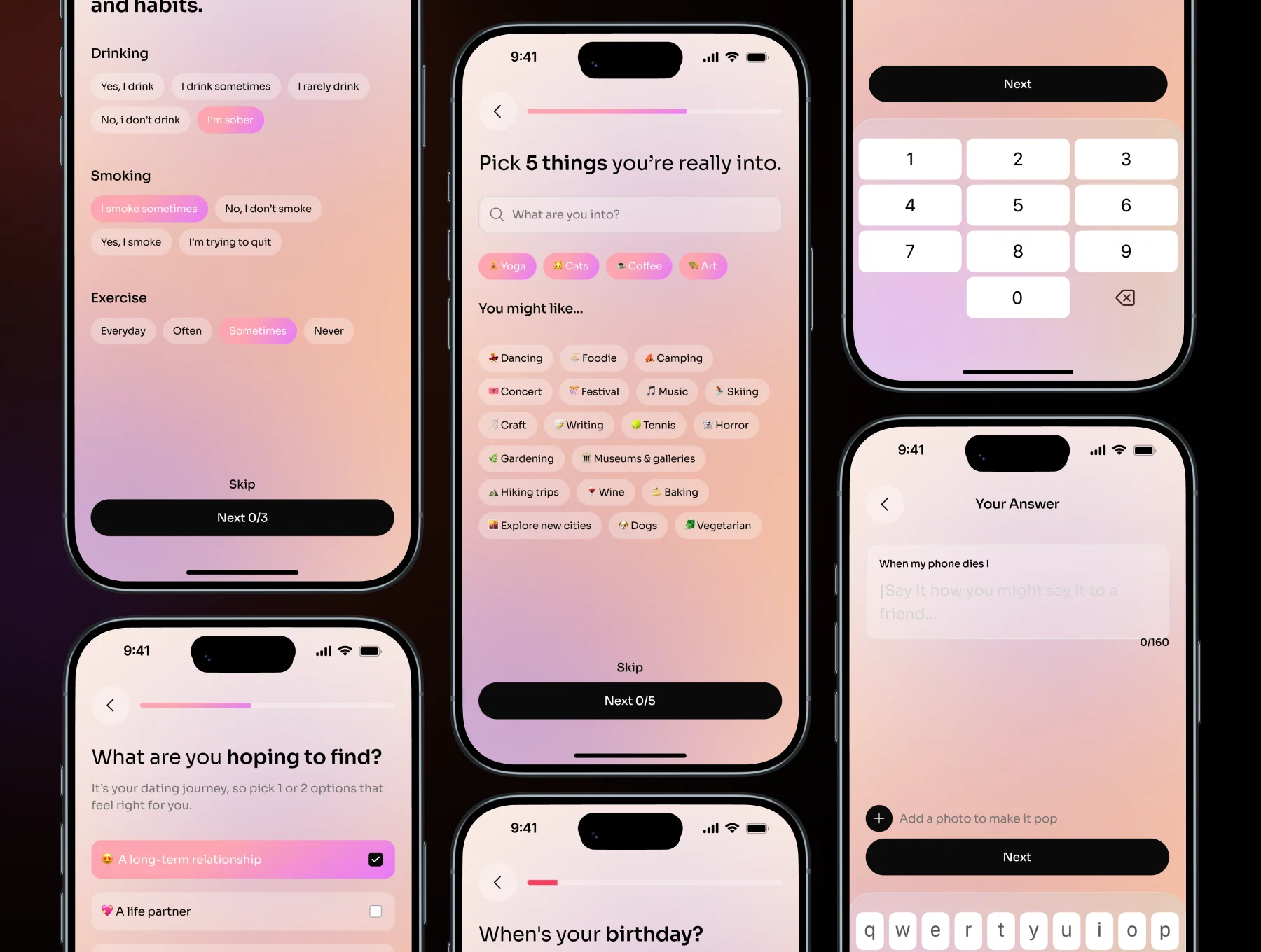 Dating App Mobile UI Kit 8