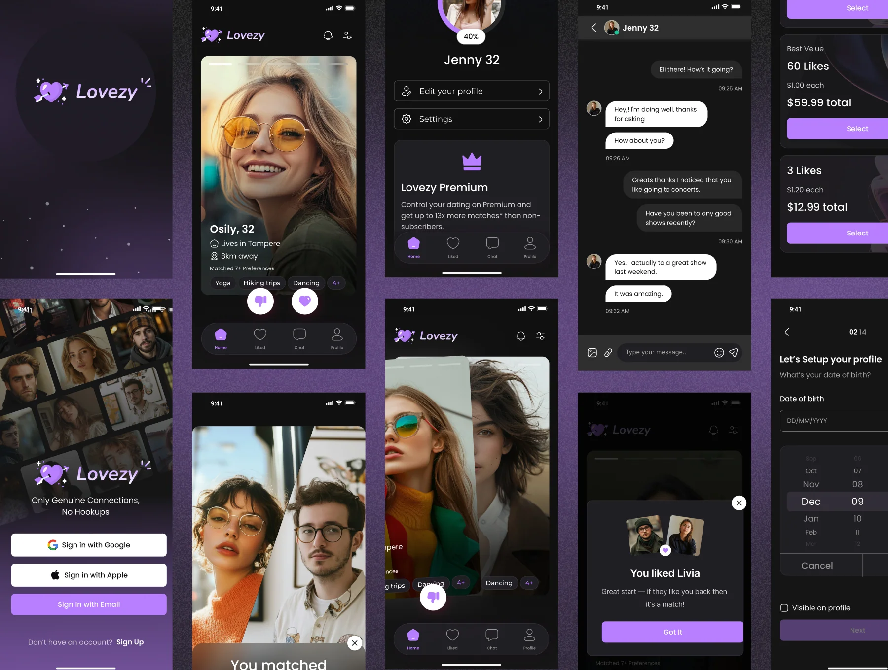Dating App UI Kit Design 5
