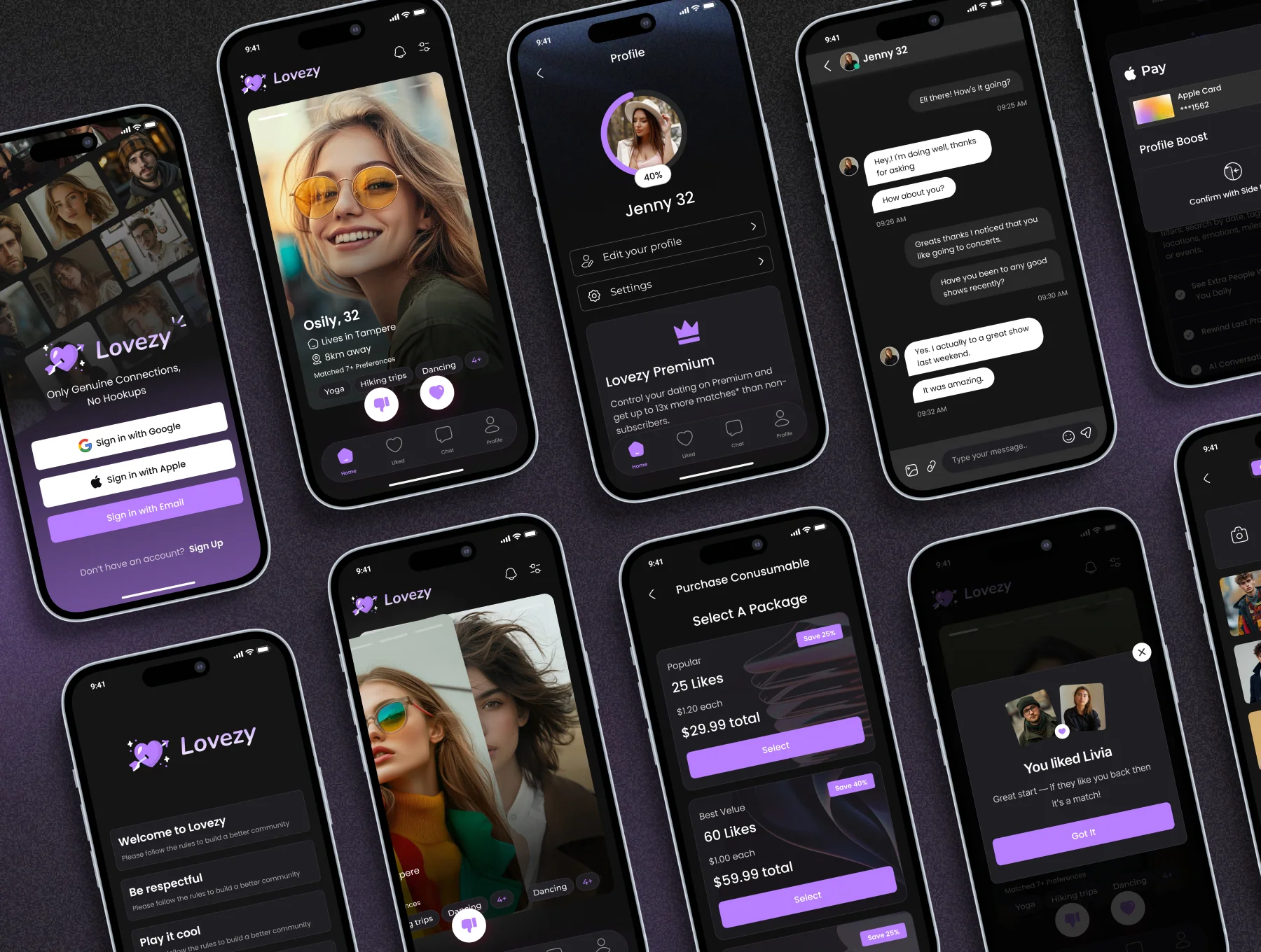 Dating App UI Kit Design 6