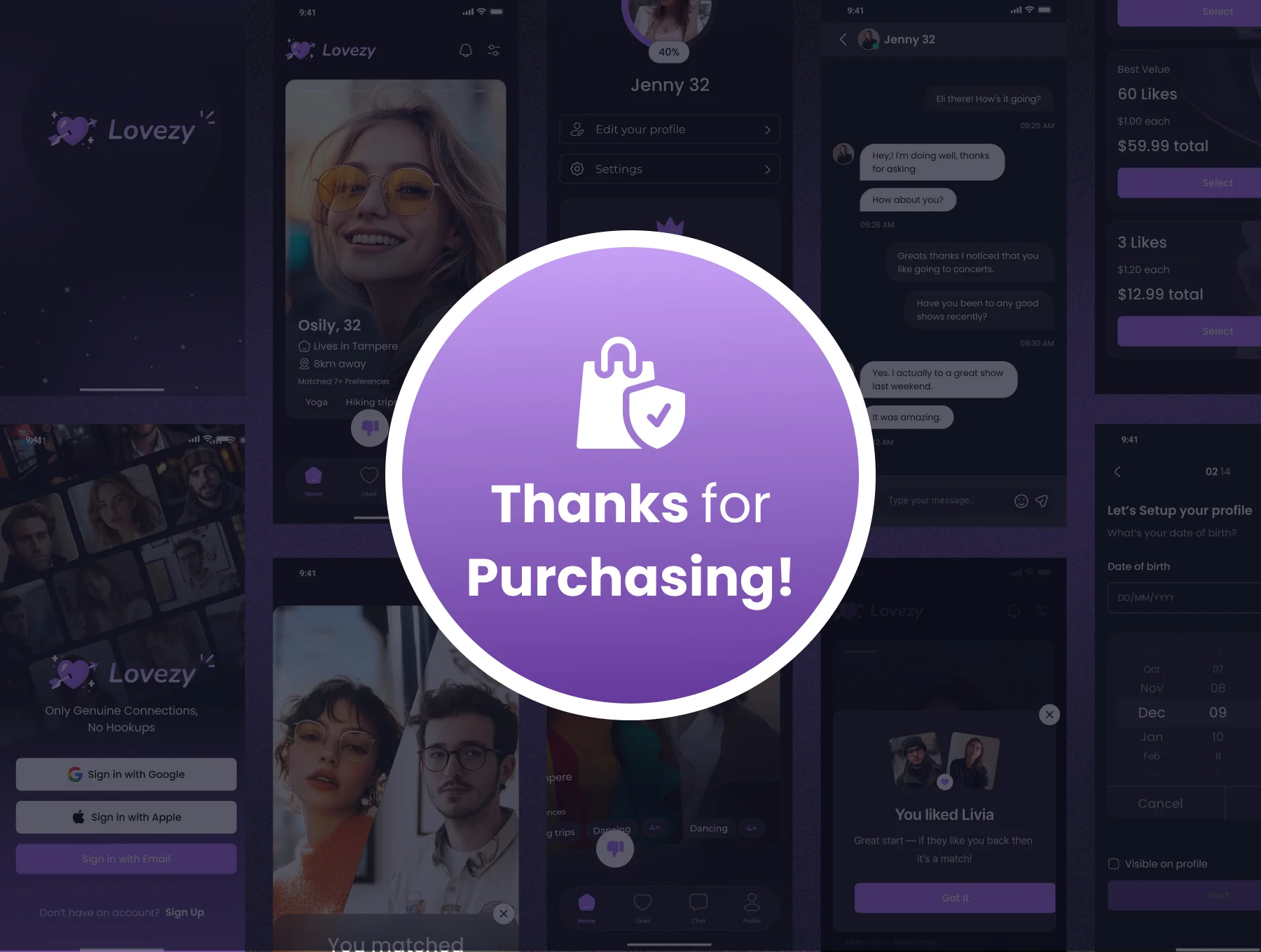 Dating App UI Kit Design 8