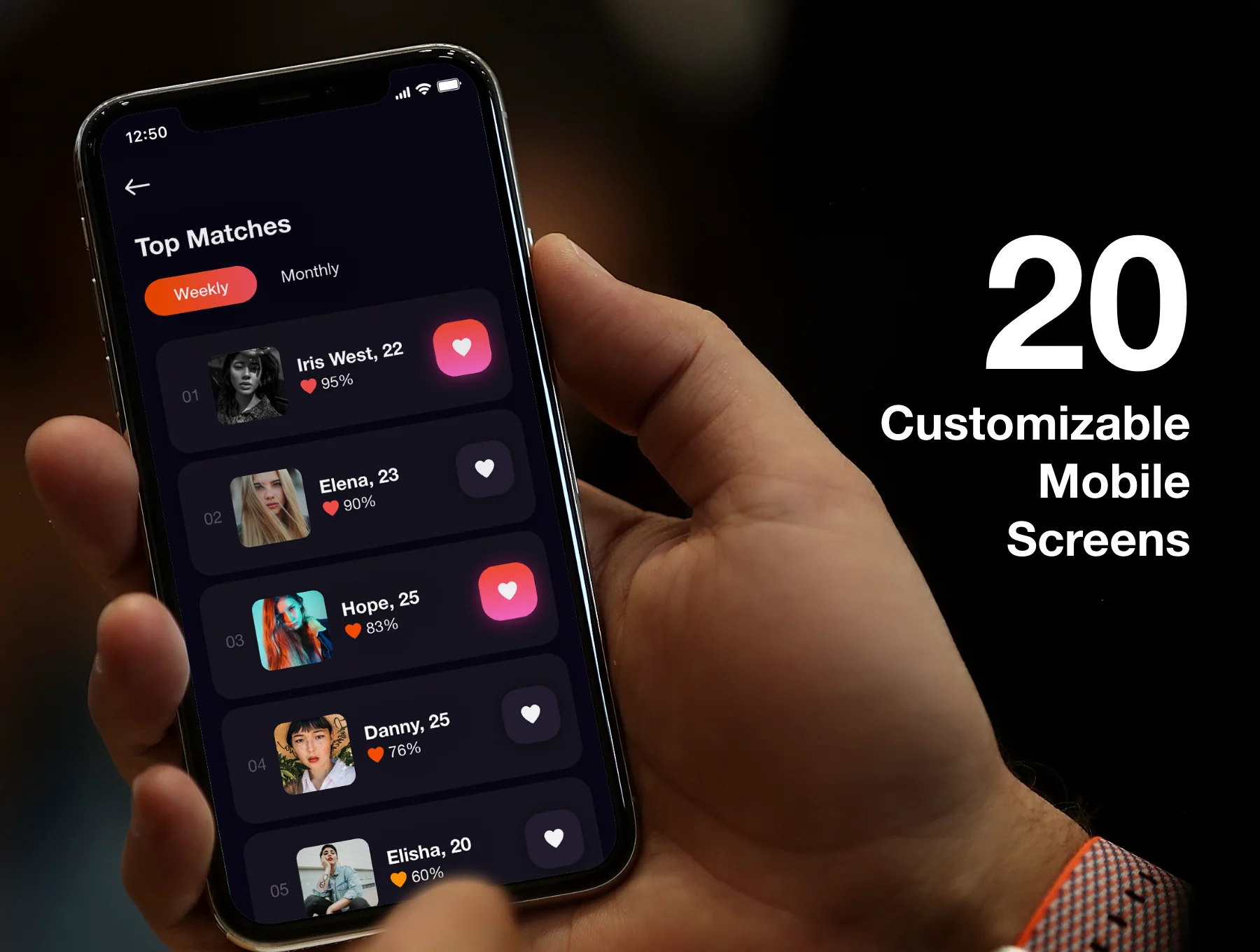 Dating Application UI Kit 2