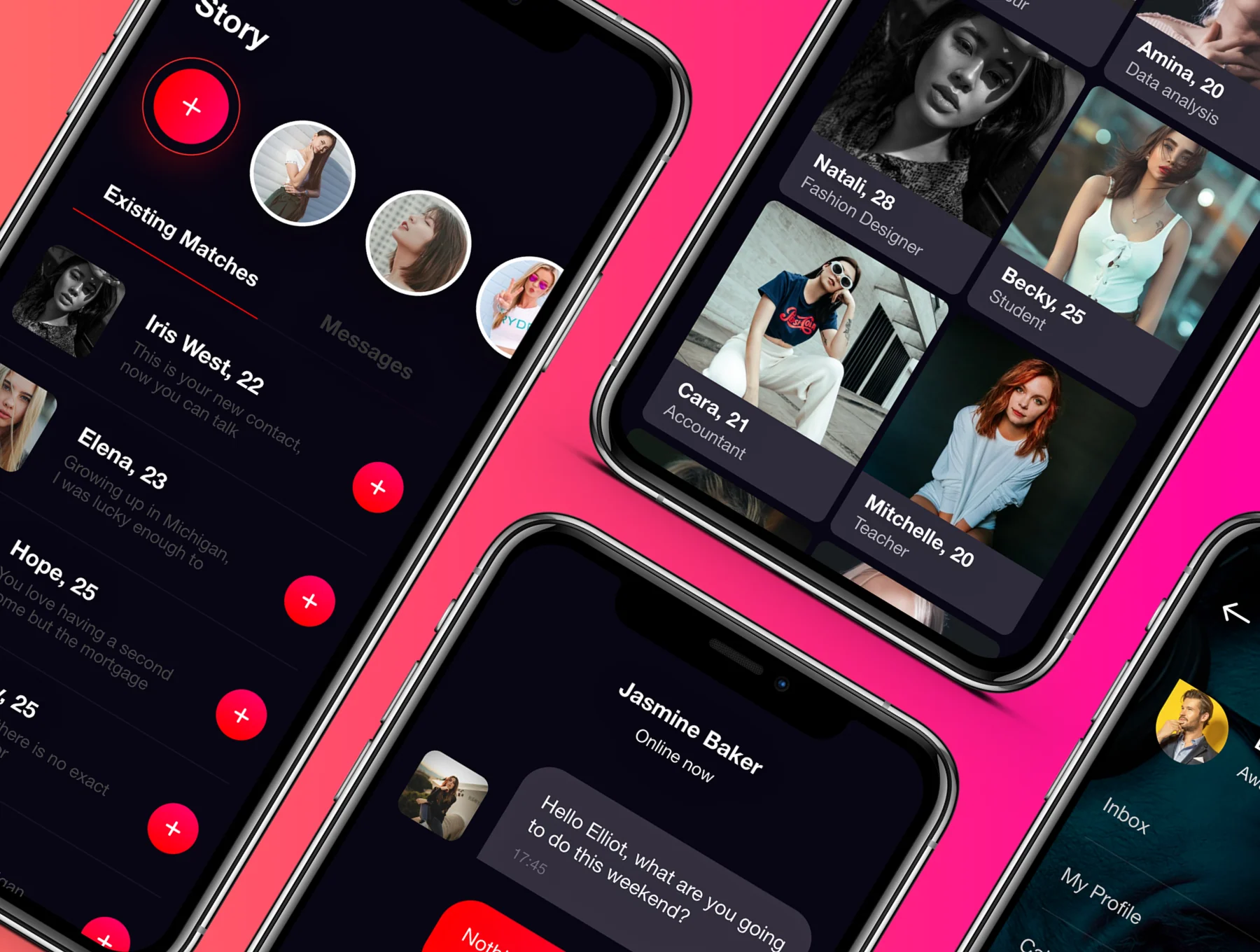 Dating Application UI Kit 3