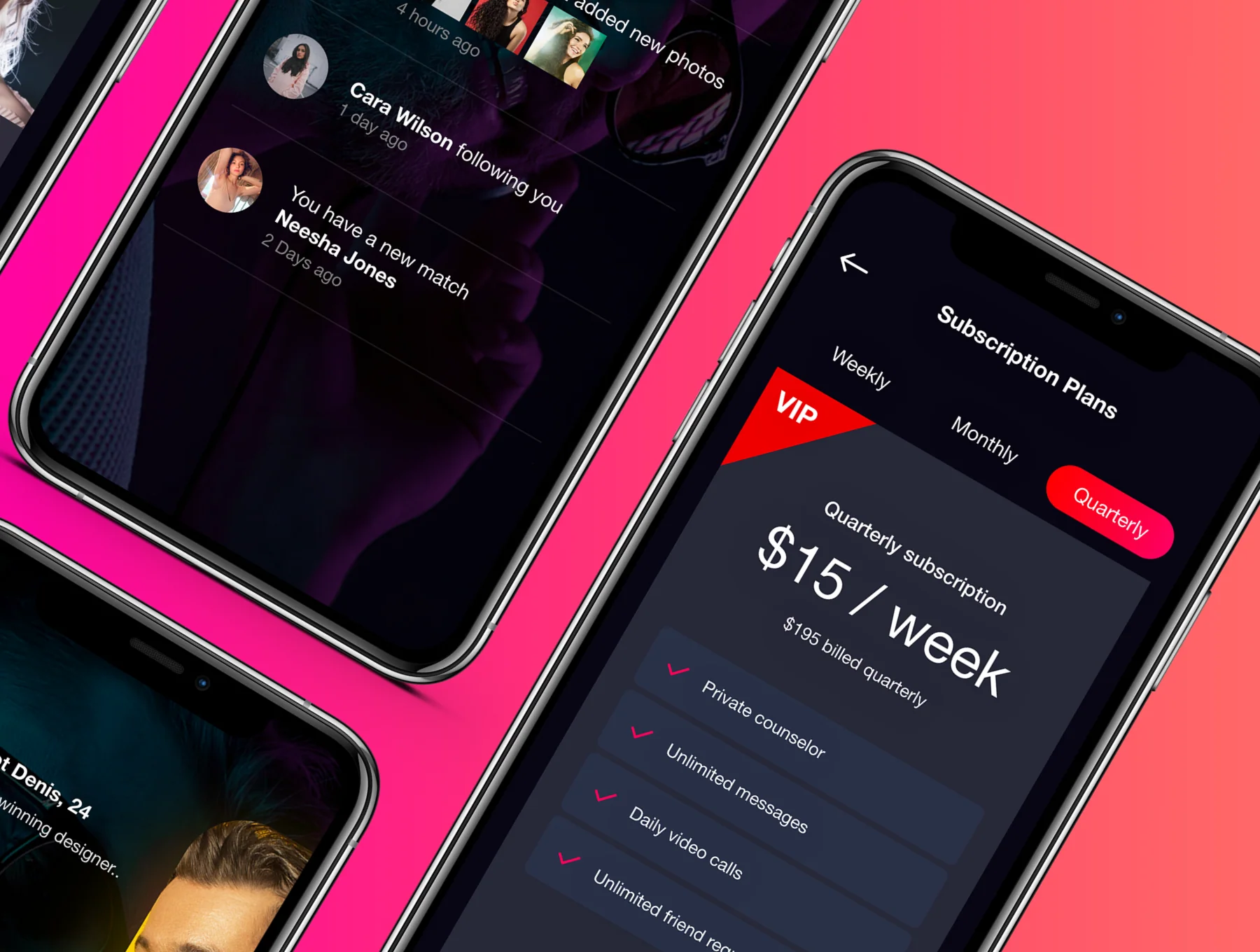 Dating Application UI Kit 4