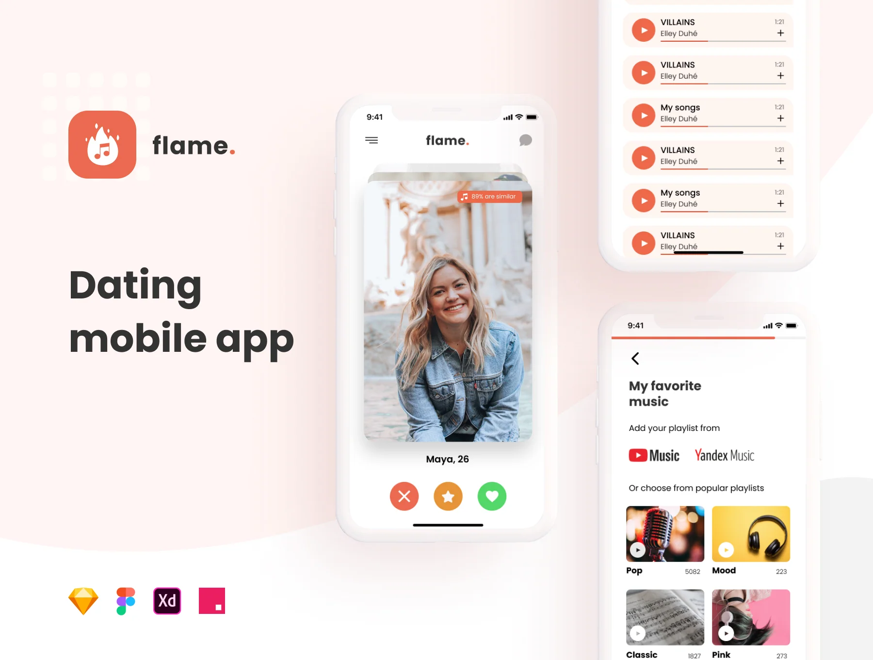 Dating Mobile Application UI Kit