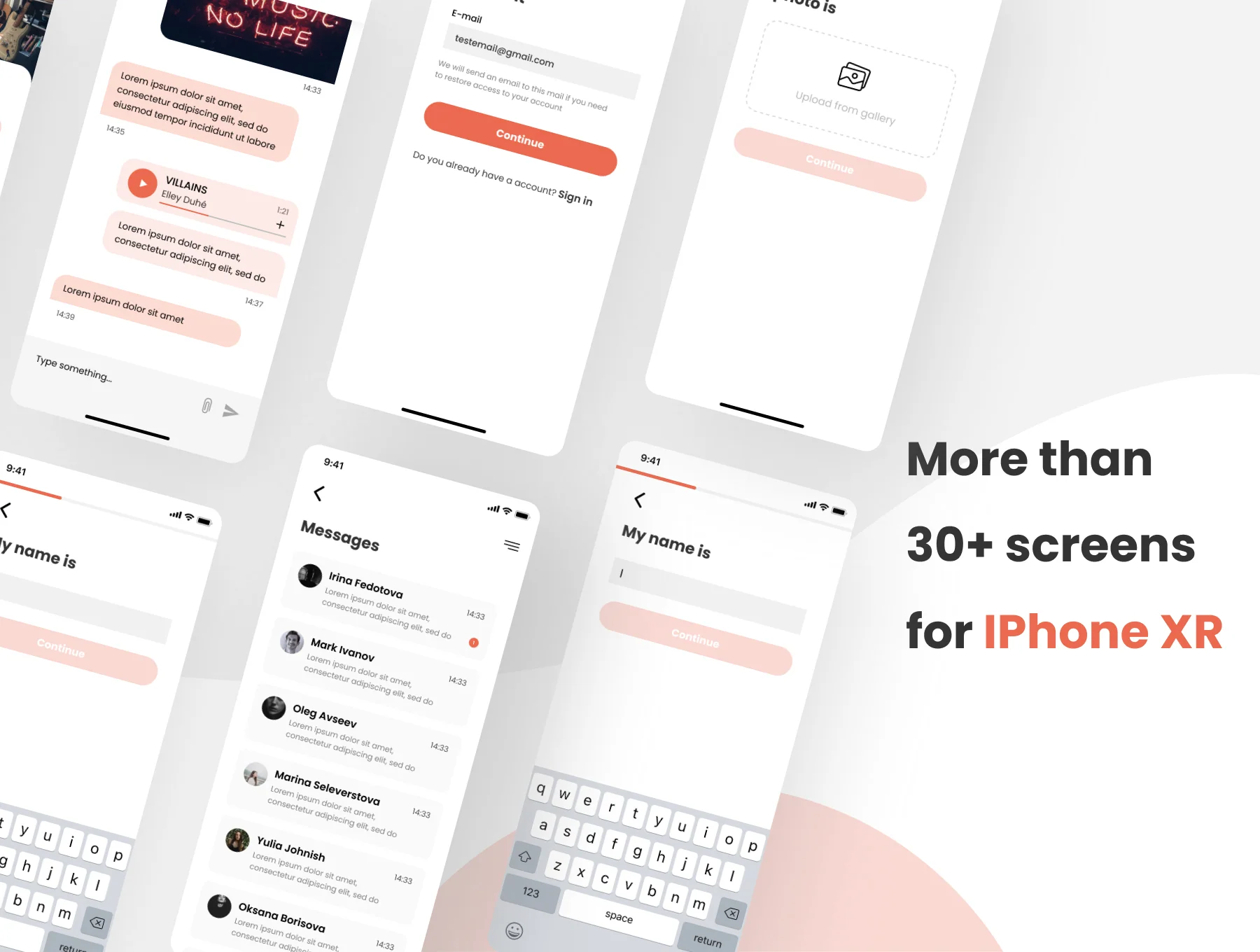 Dating Mobile Application UI Kit 2