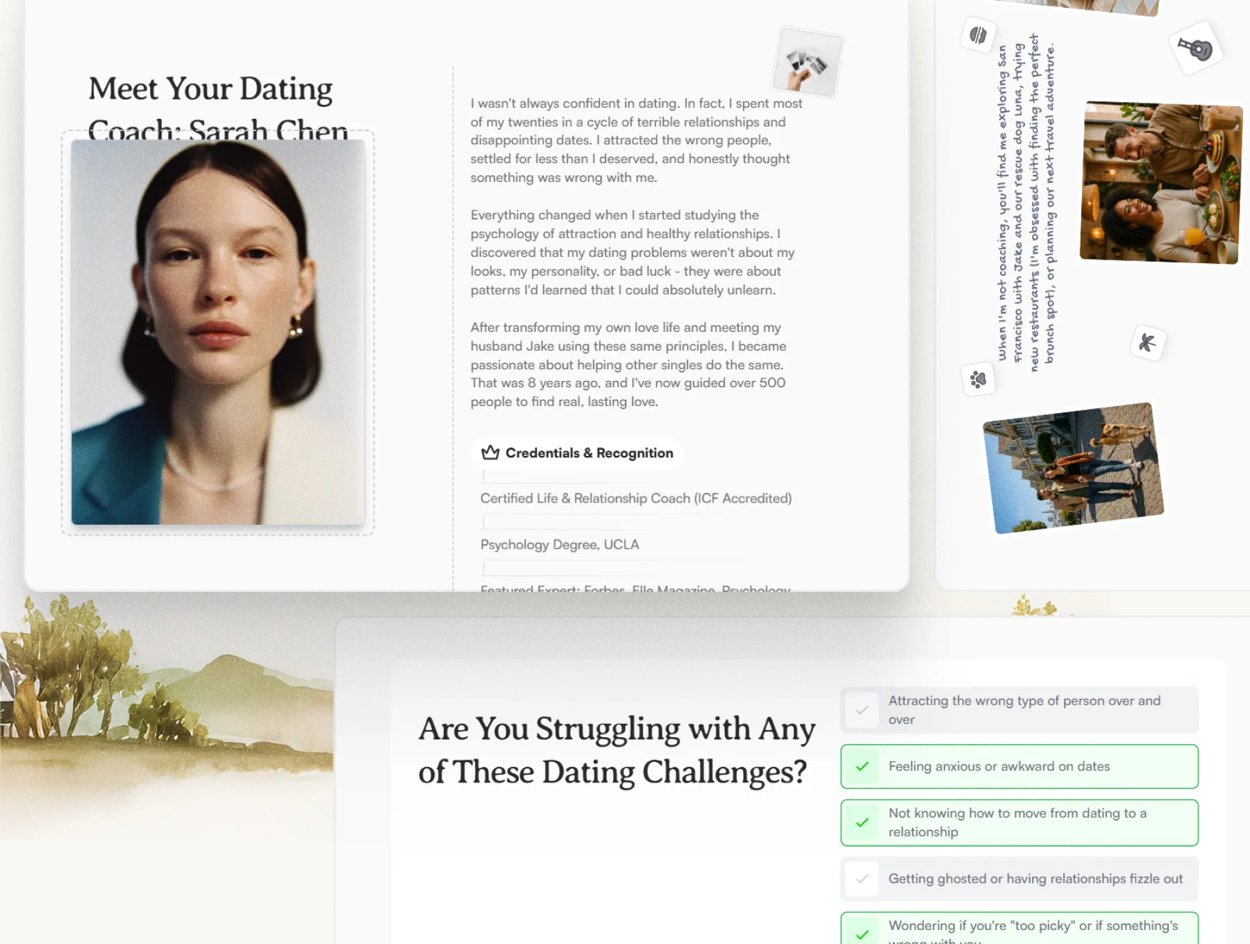 DatingCoach - High-Converting Landing Page Template 3