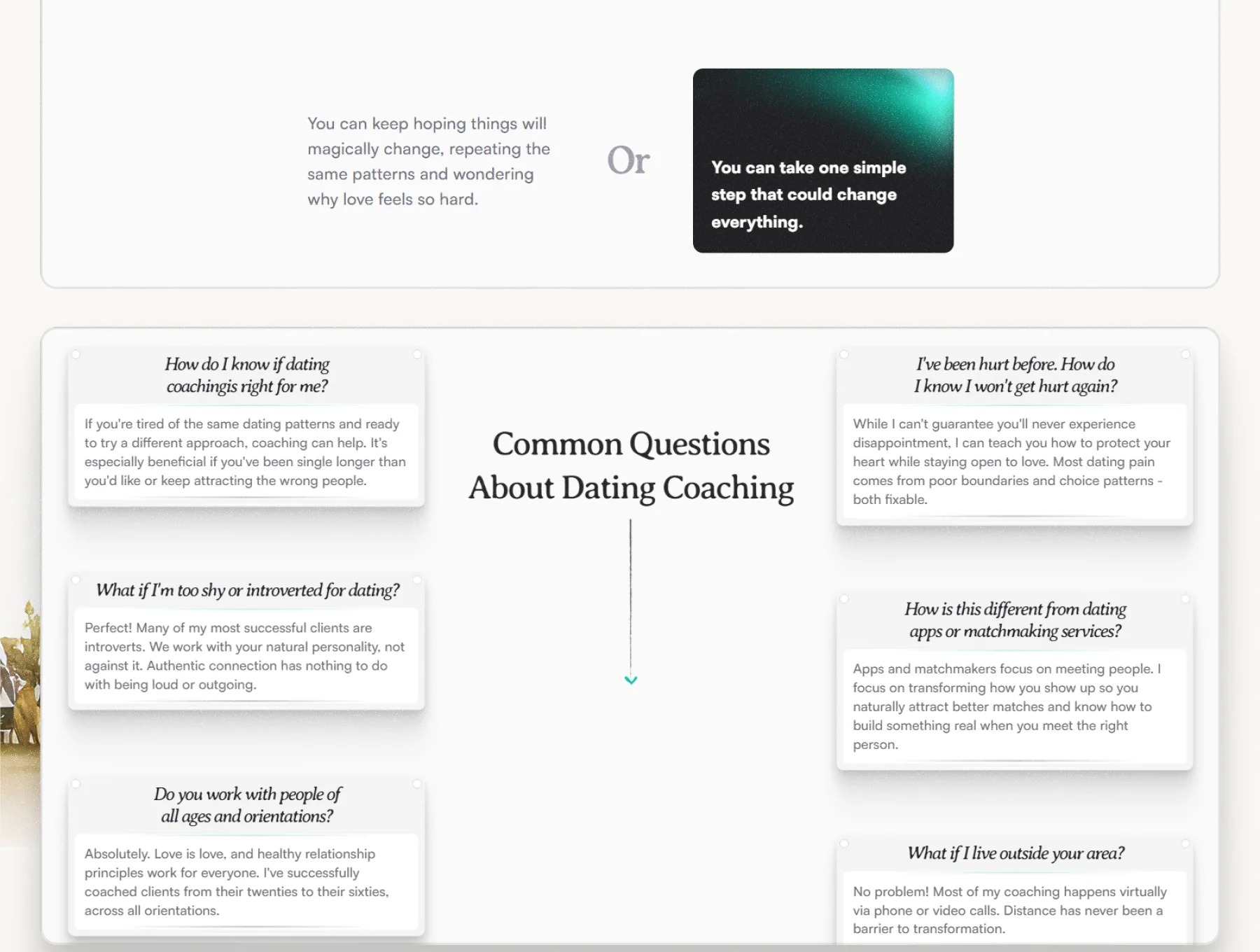 DatingCoach - High-Converting Landing Page Template 4
