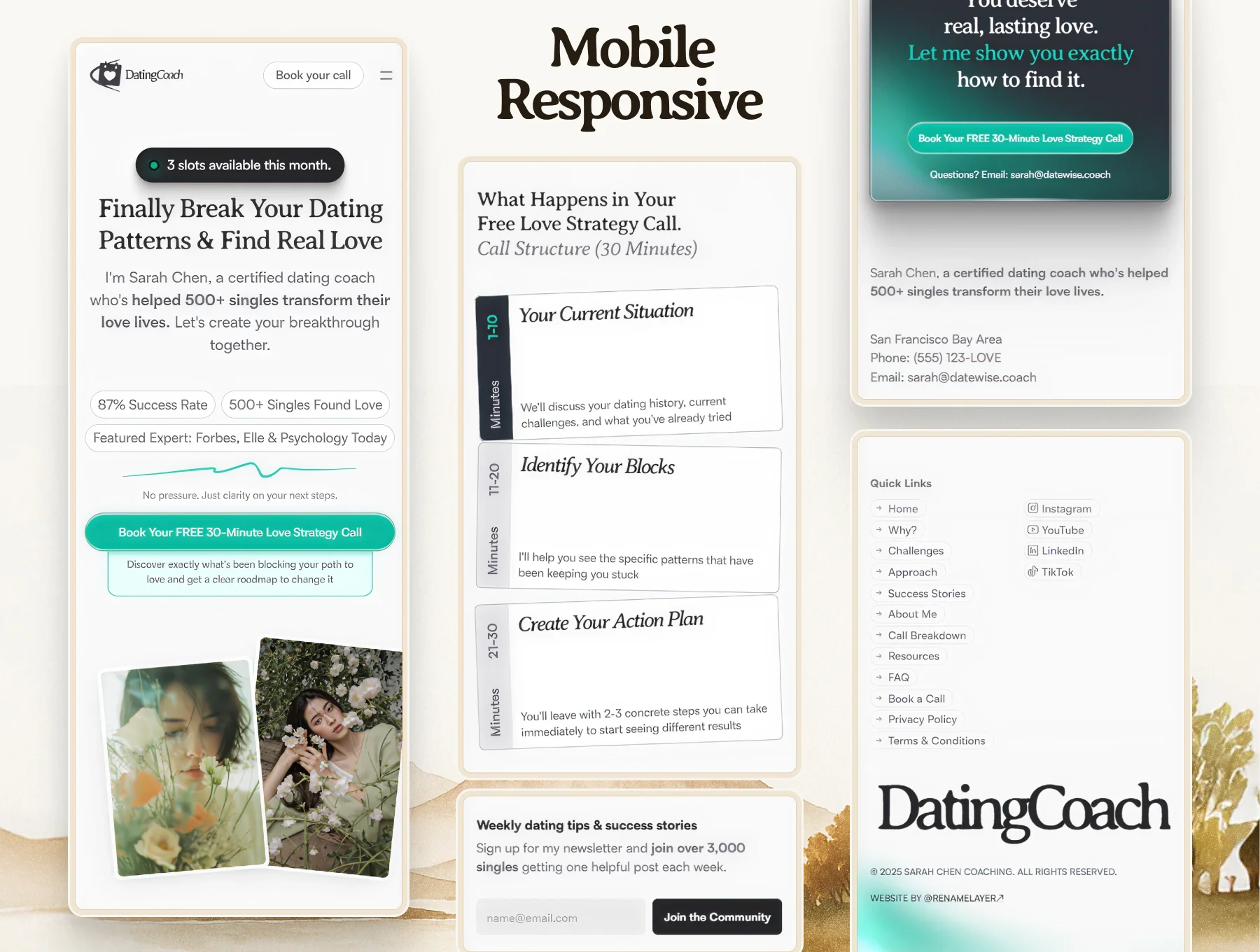 DatingCoach - High-Converting Landing Page Template 5