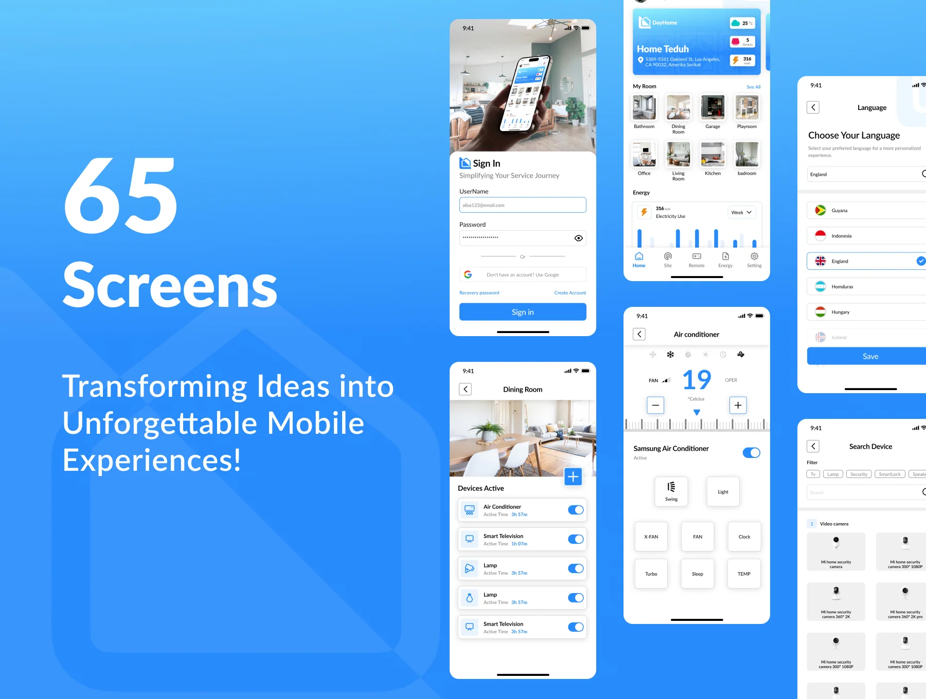 DayHome - Smart Home App Ui Kit 3