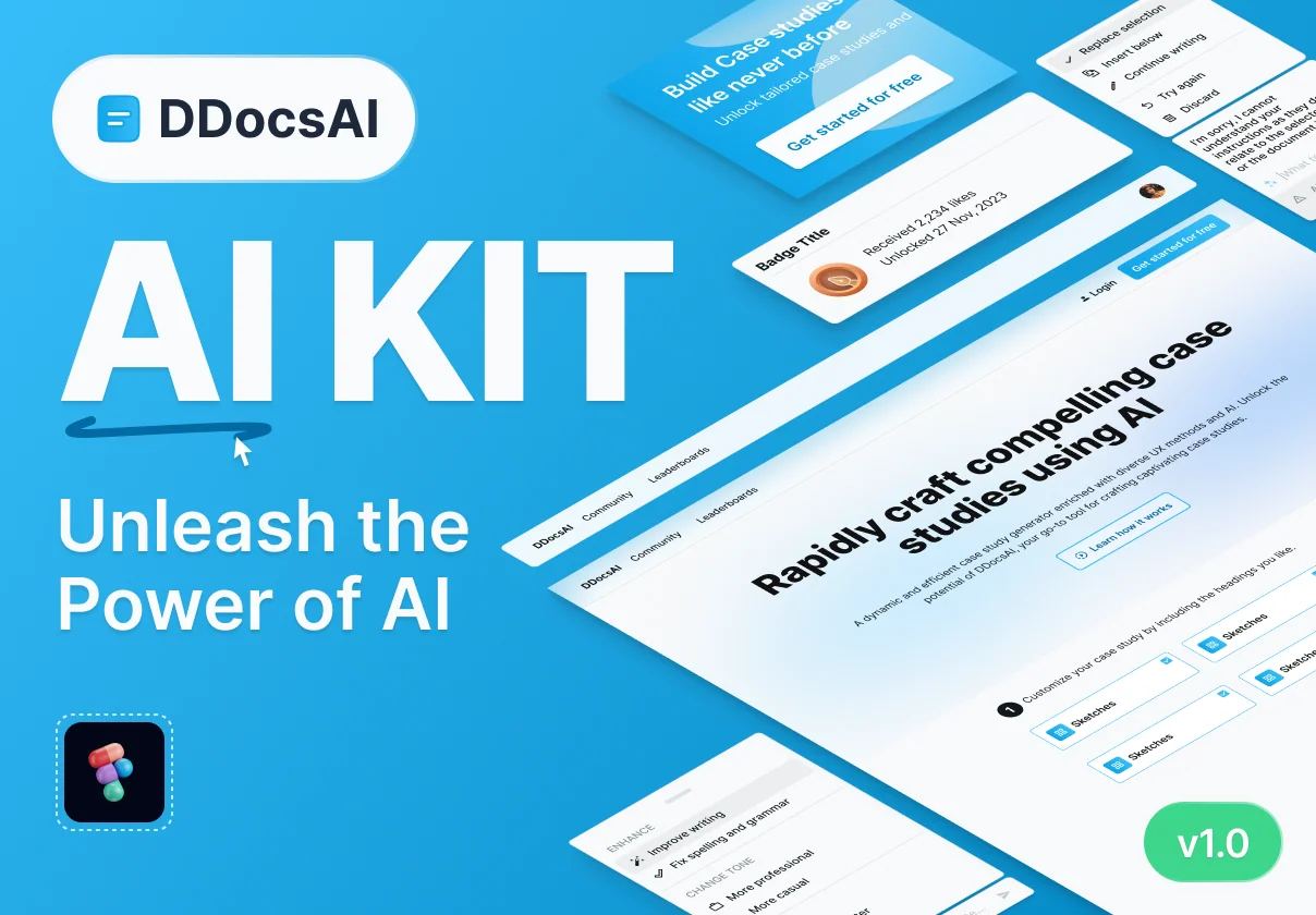 DDocsAI - AI Web & Mobile App UI Kit