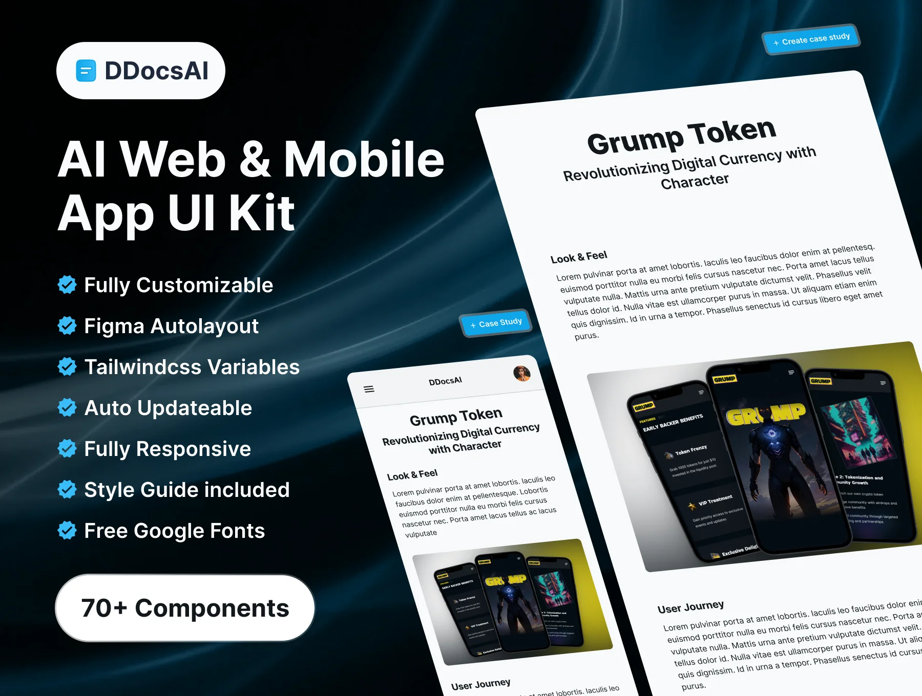 DDocsAI - AI Web & Mobile App UI Kit