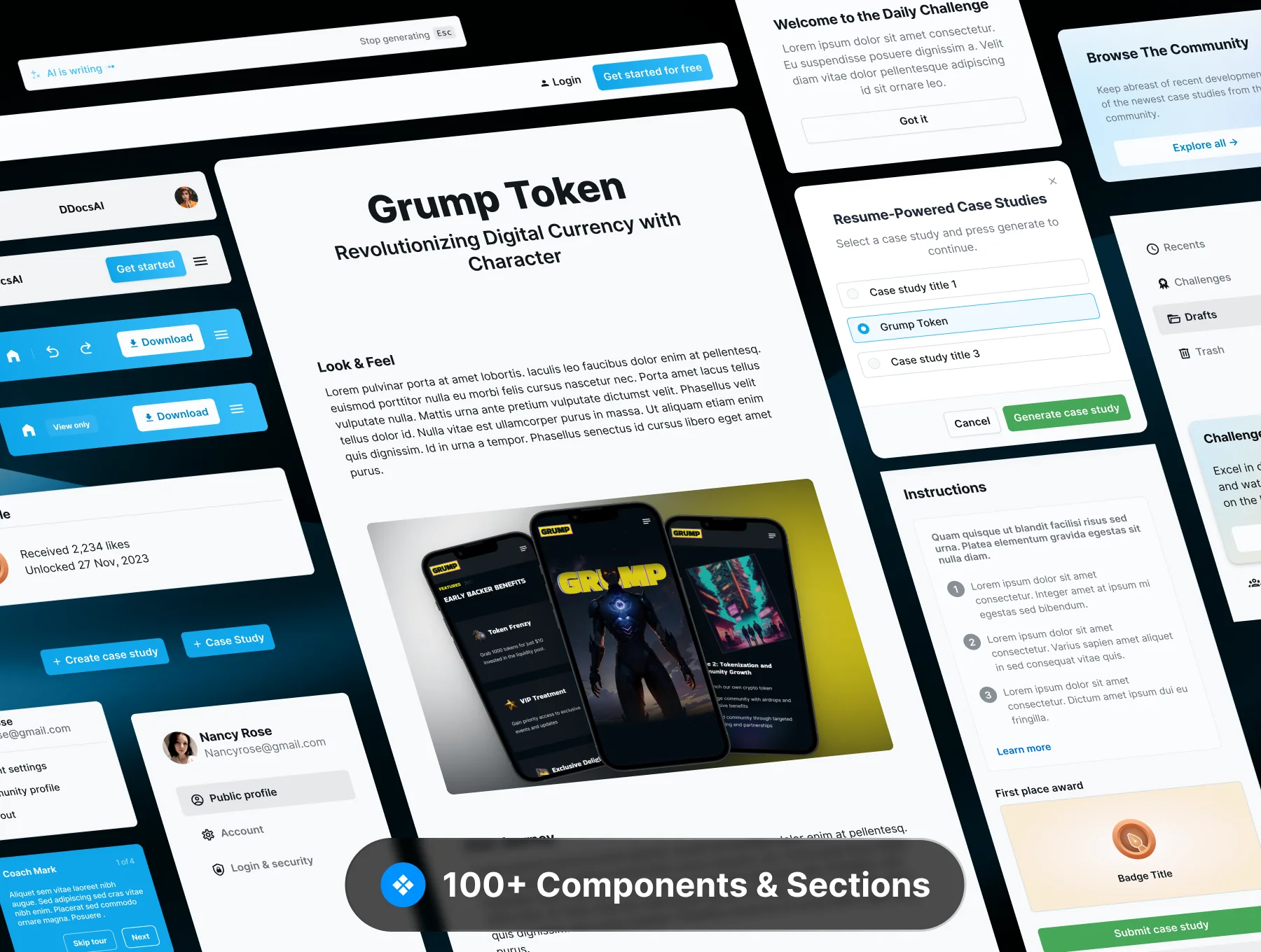 DDocsAI - AI Web & Mobile App UI Kit 5