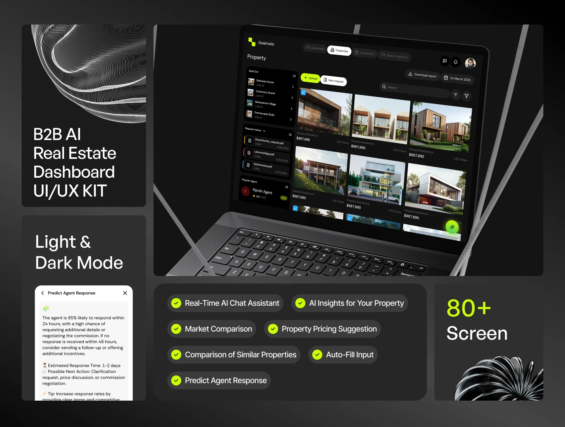 Deal Mate - B2B Real Estate Dashboard UI KIT 2
