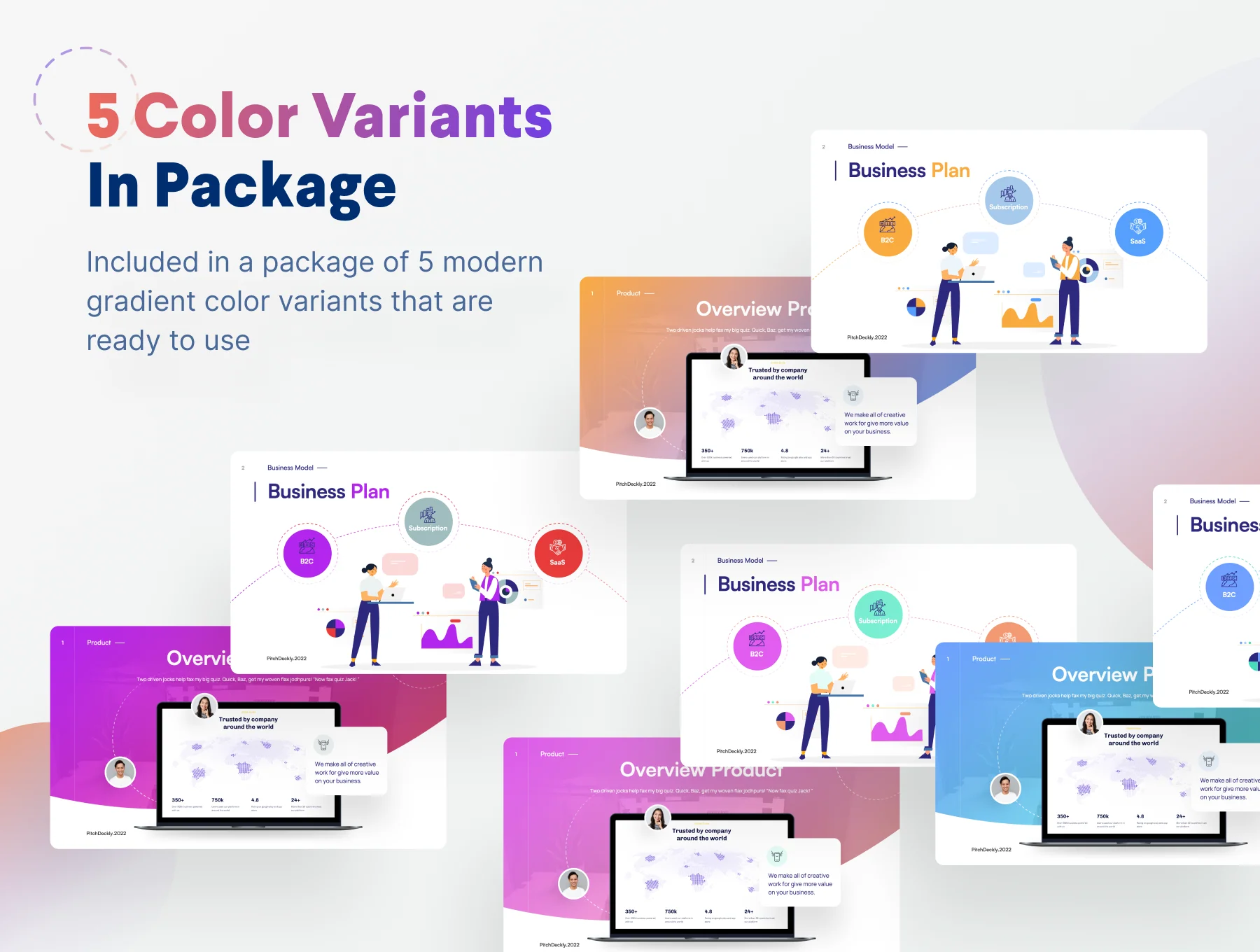 Deckly - Pitch Deck Keynote Presentation Template 3