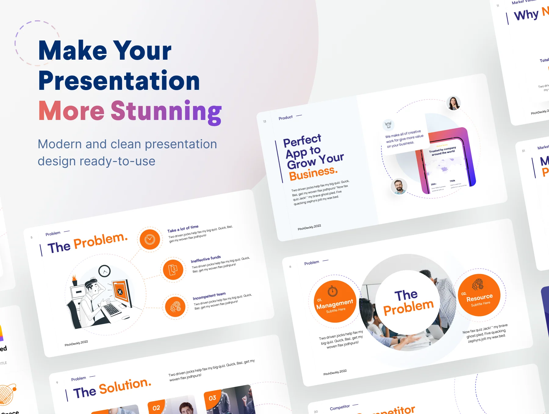 Deckly - Pitch Deck Keynote Presentation Template 5