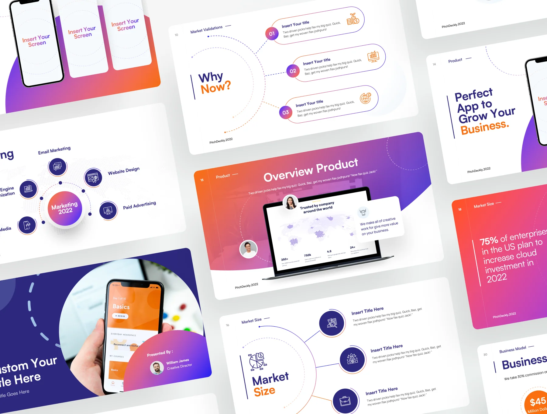 Deckly - Pitch Deck Keynote Presentation Template 6