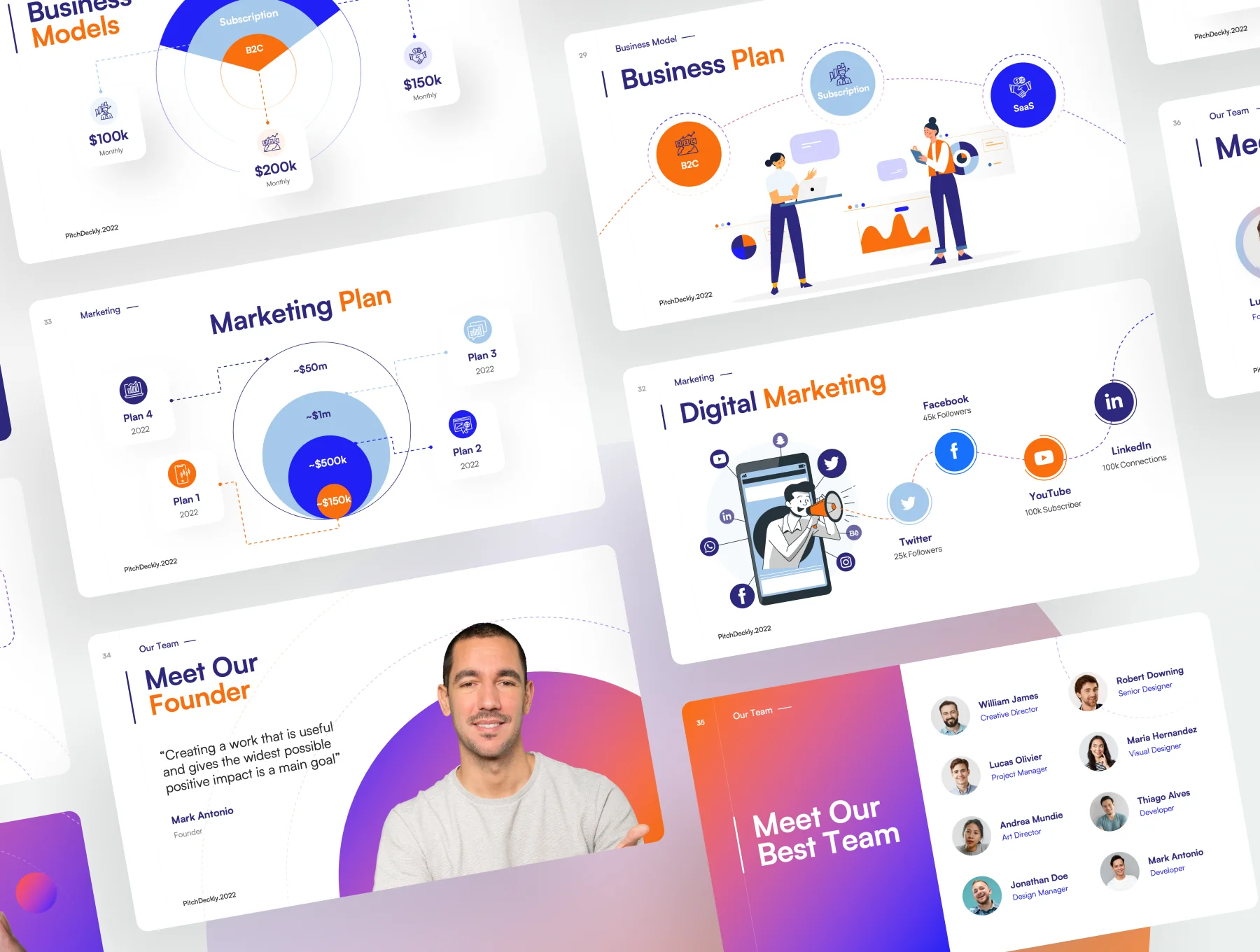 Deckly - Pitch Deck Keynote Presentation Template 8