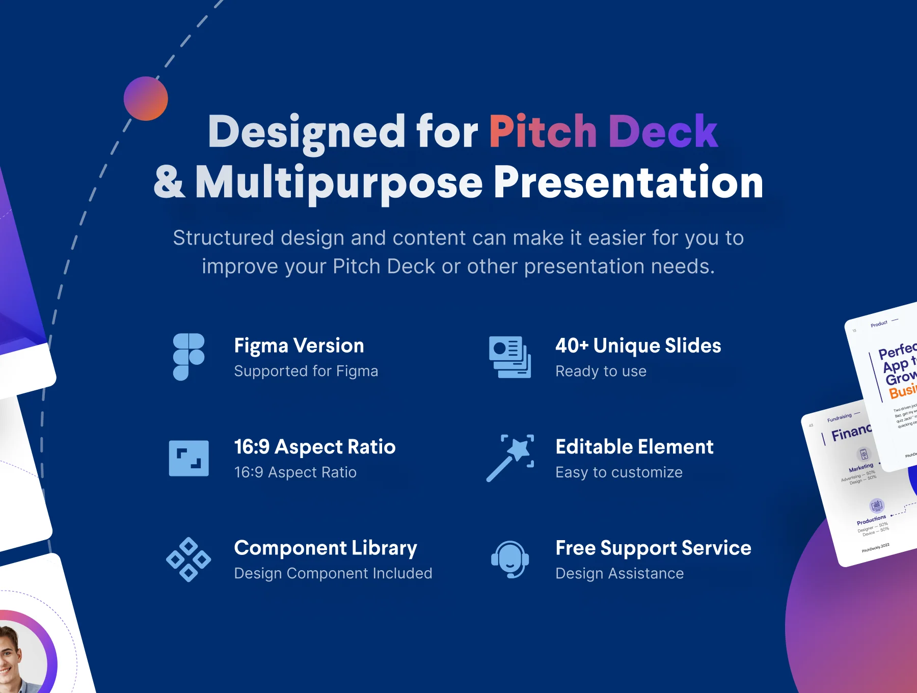 Deckly - Pitch Deck Presentation Figma Template 2