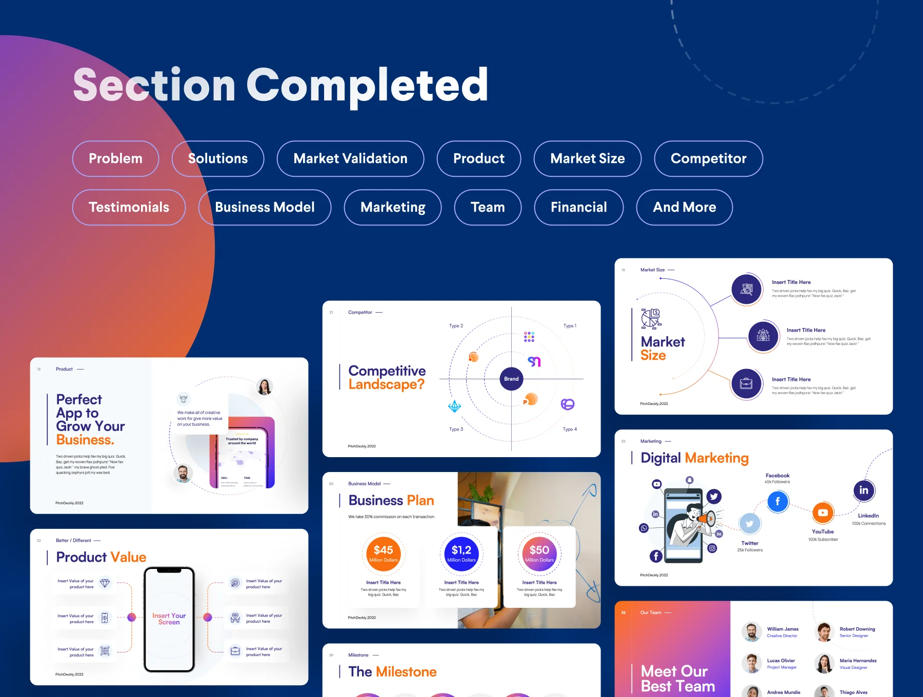 Deckly - Pitch Deck Presentation Figma Template 4