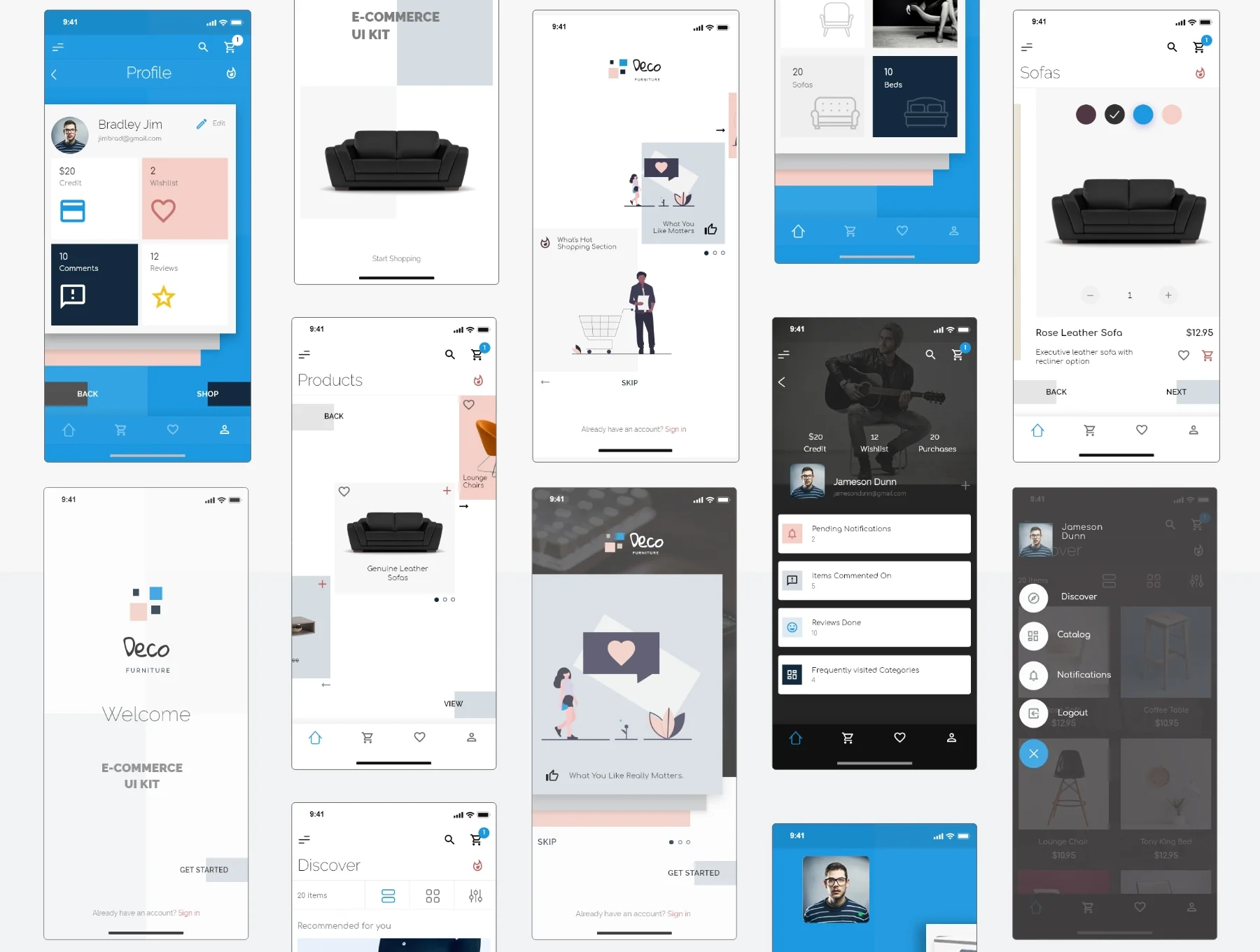 Deco E-Commerce UI Kit 5