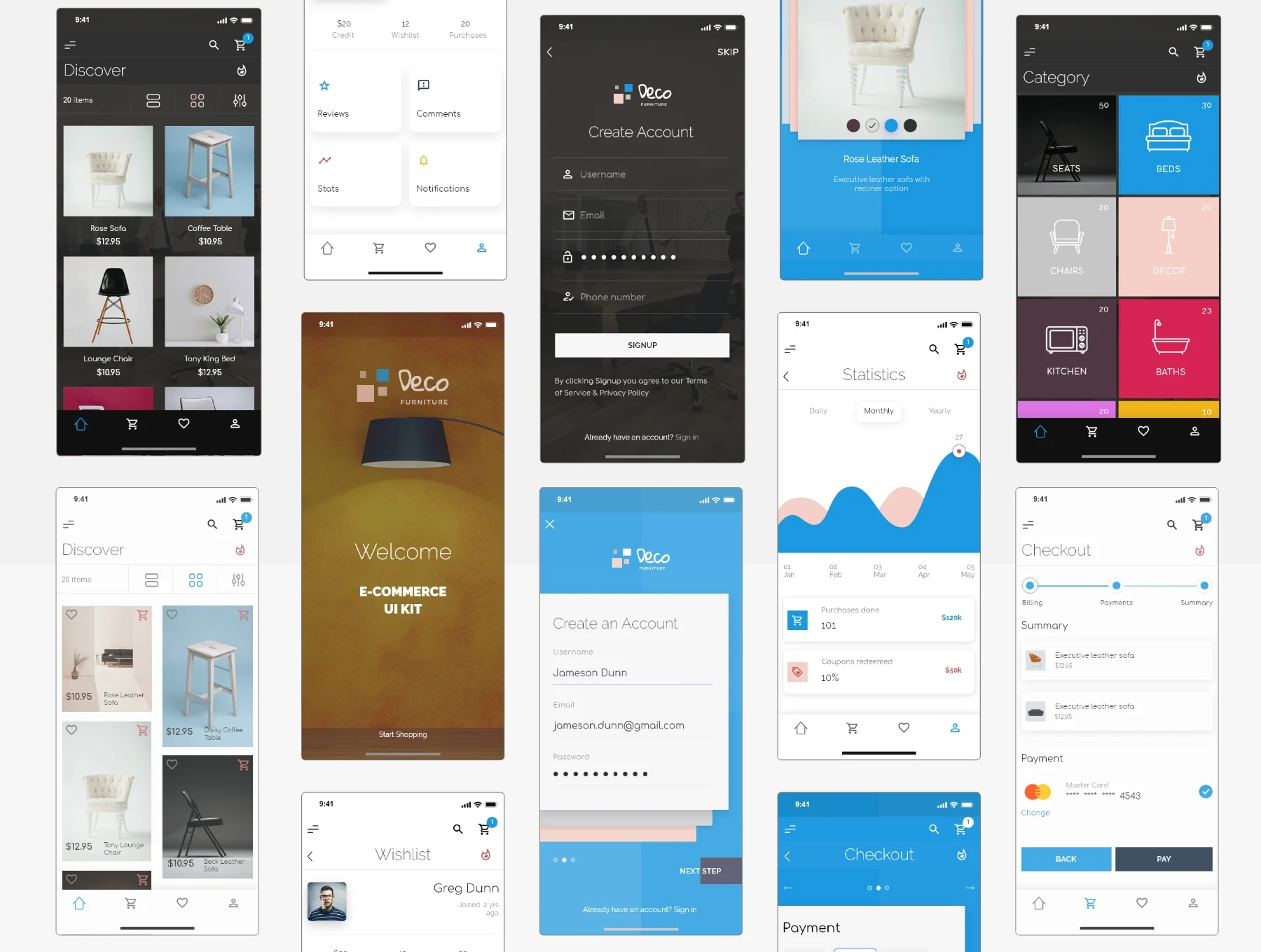 Deco E-Commerce UI Kit 6
