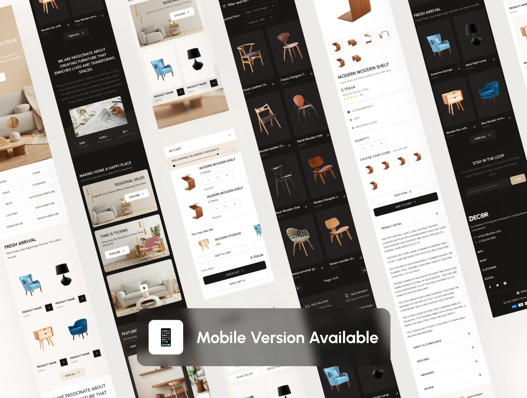 Decor: Modern Furniture Store template (Figma) 5