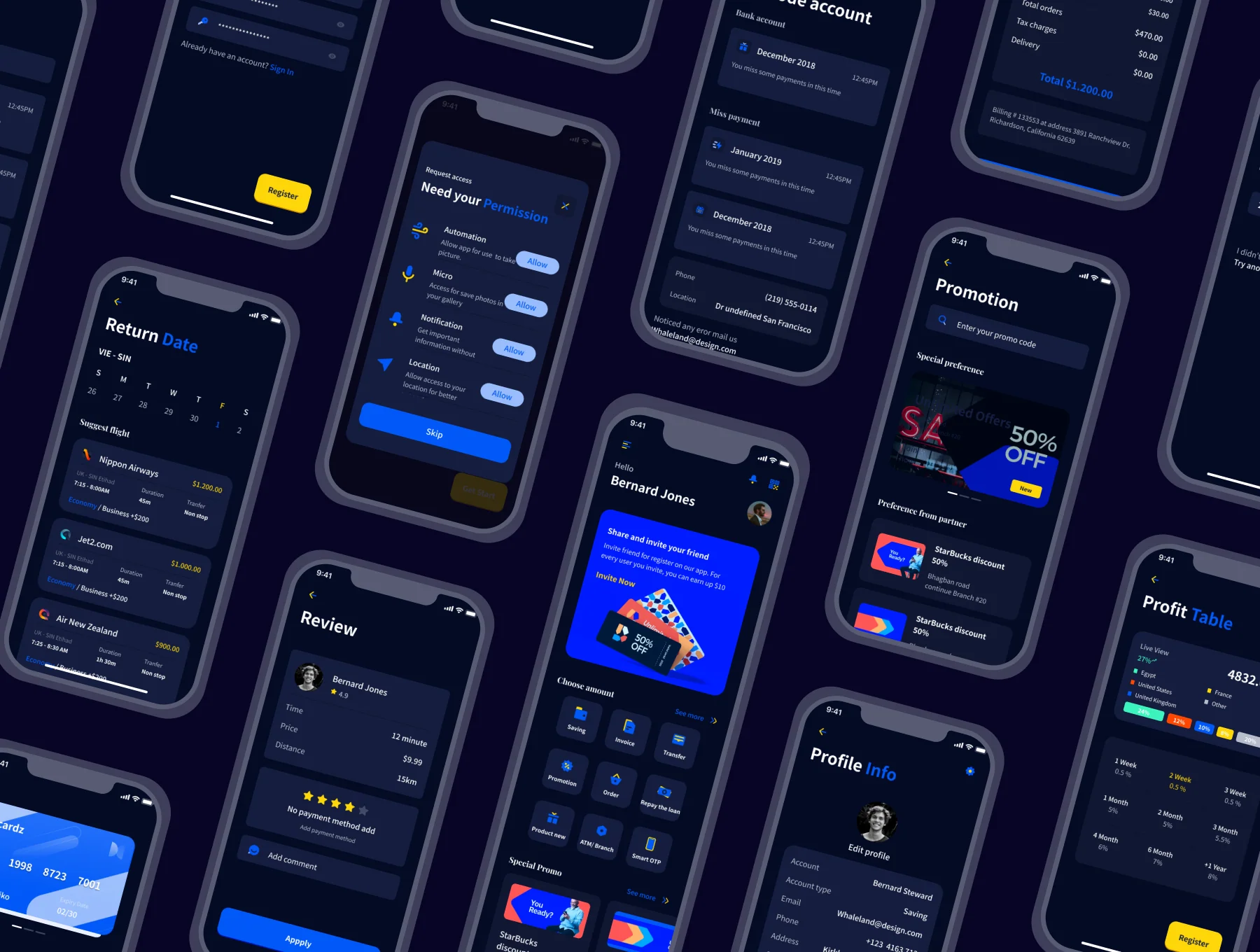 Deeper Wallet - Dark + Light Kit 6