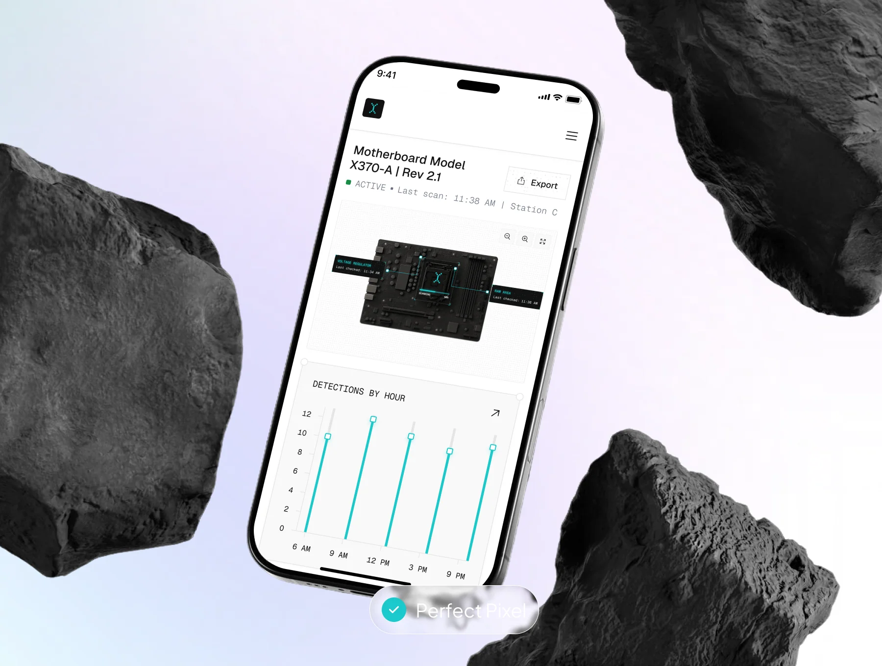 Defect Zero — AI Vision Quality Control Dashboard 3
