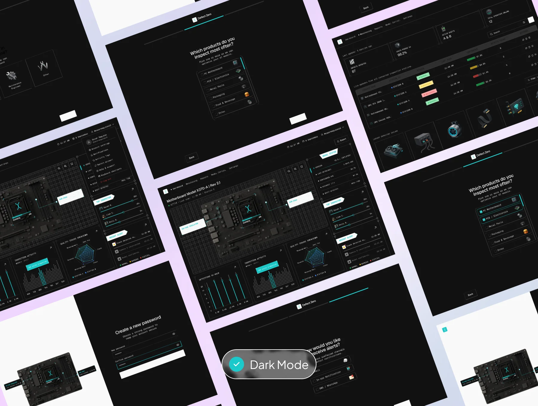 Defect Zero — AI Vision Quality Control Dashboard 6