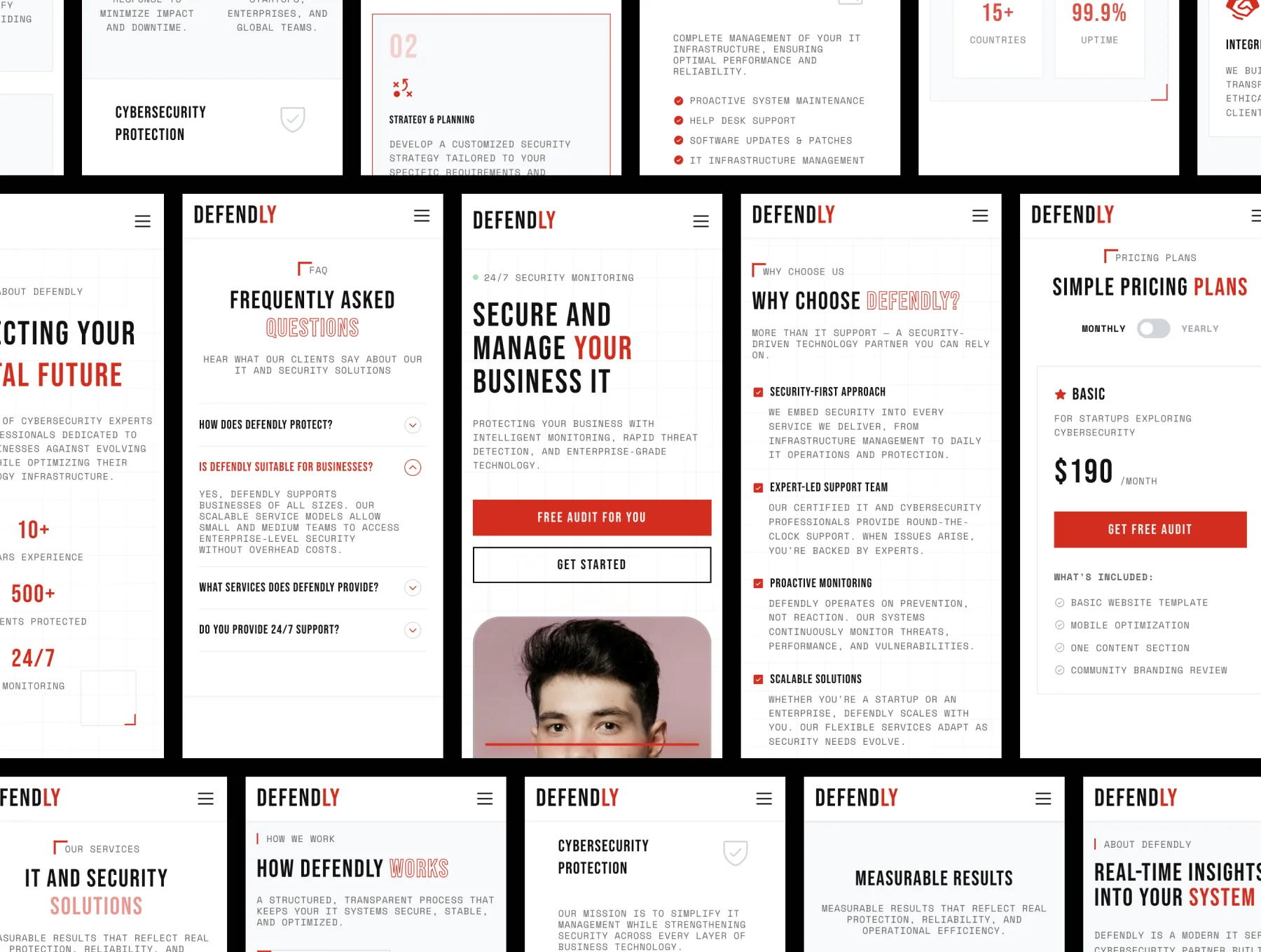 DEFENDLY - Cyber Security Website Template 3