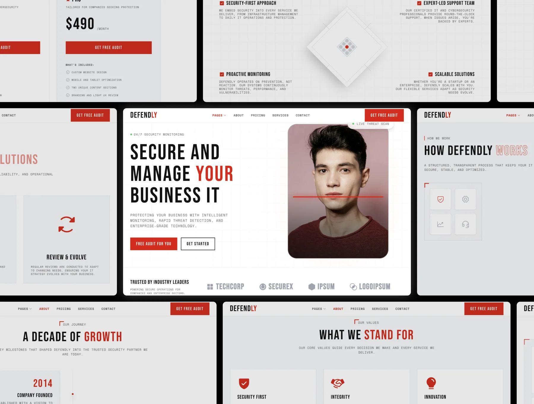 DEFENDLY - Cyber Security Website Template 4