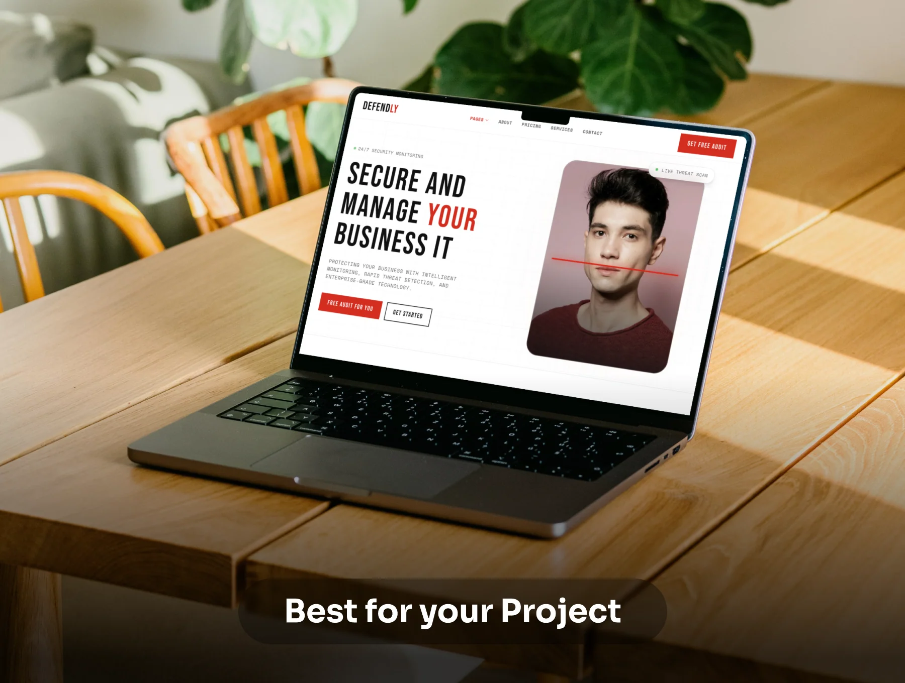 DEFENDLY - Cyber Security Website Template 5