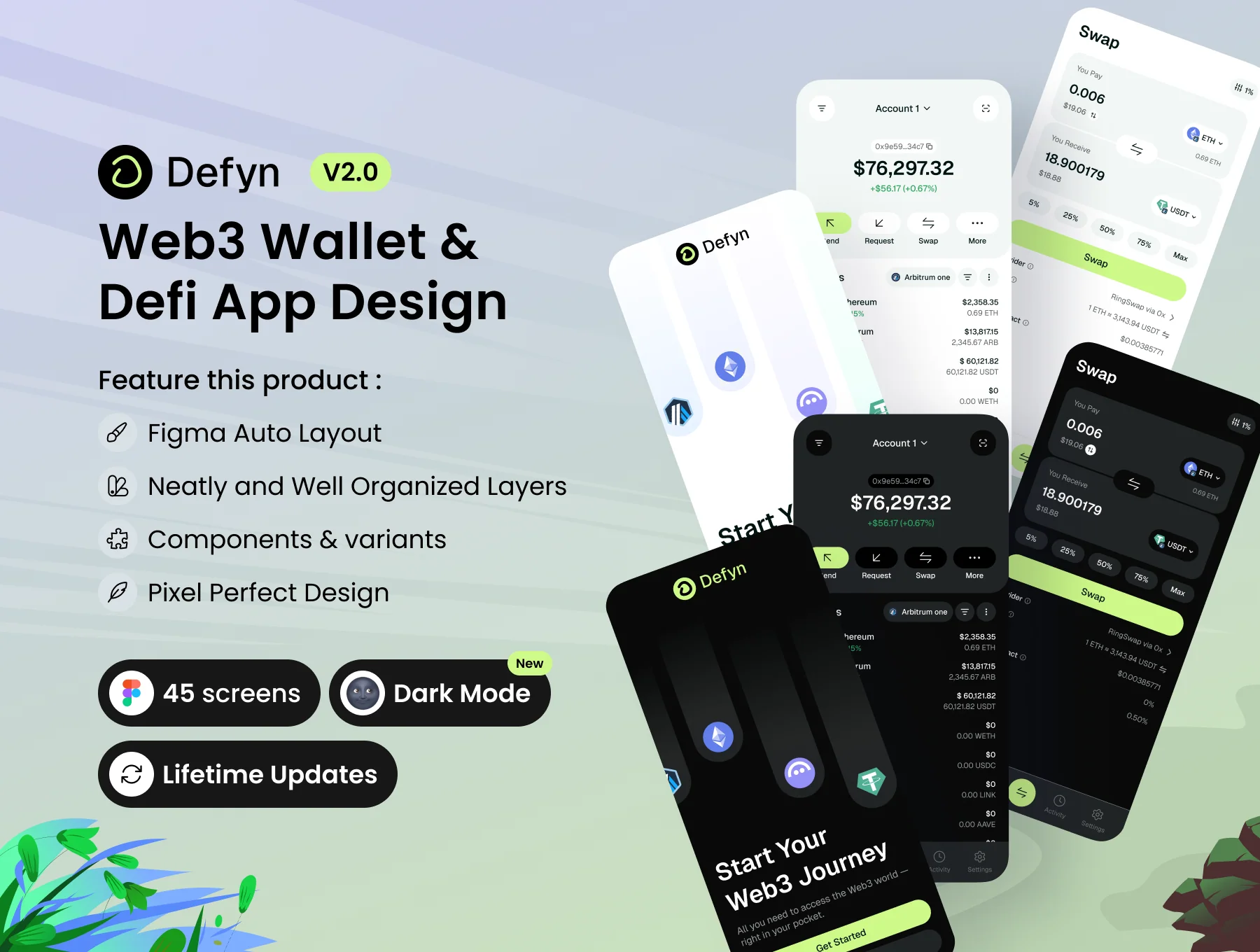 Defyn v2.0 - Web3 Wallet & DeFi App