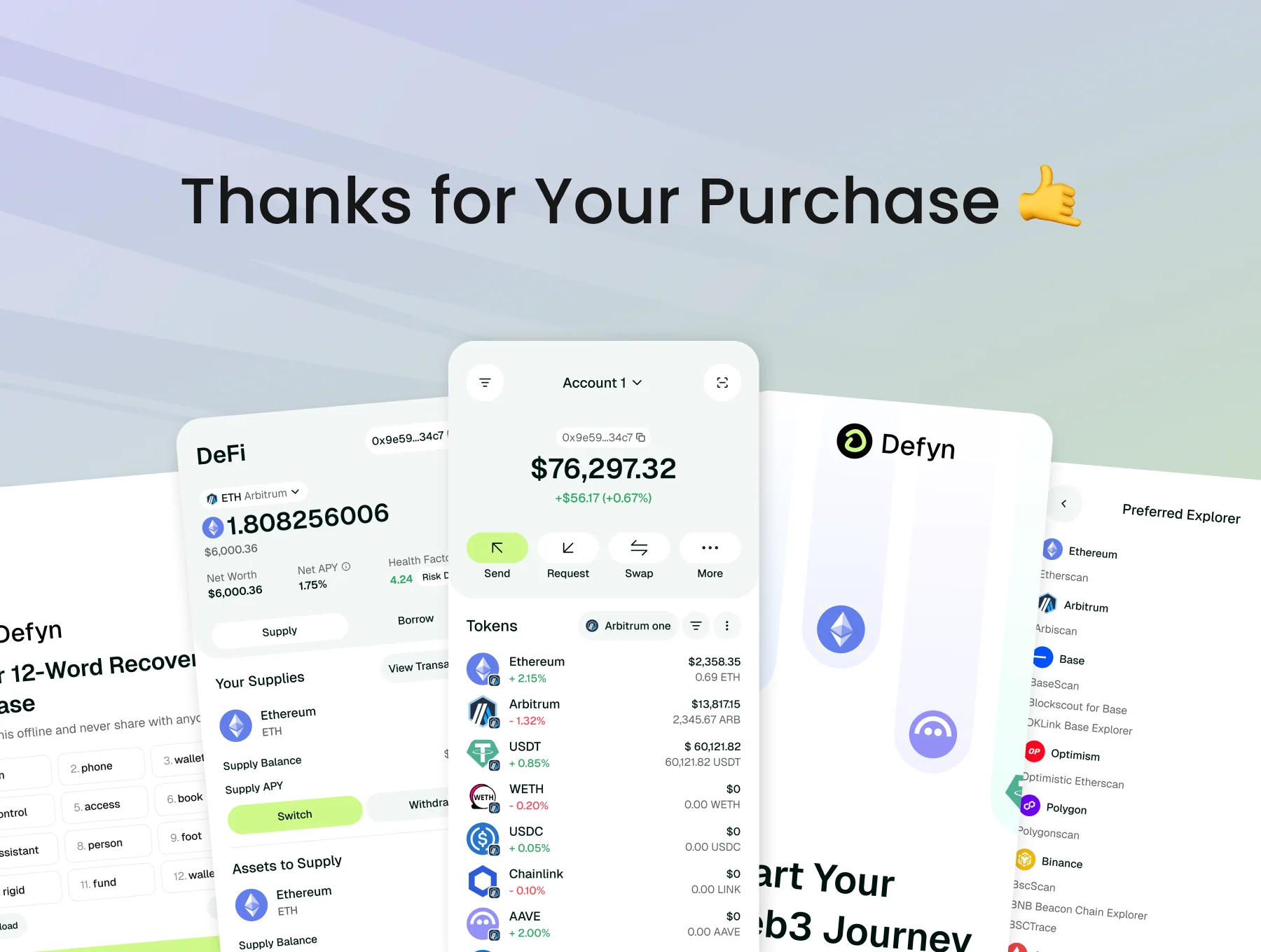 Defyn - Web3 Wallet & DeFi App 6