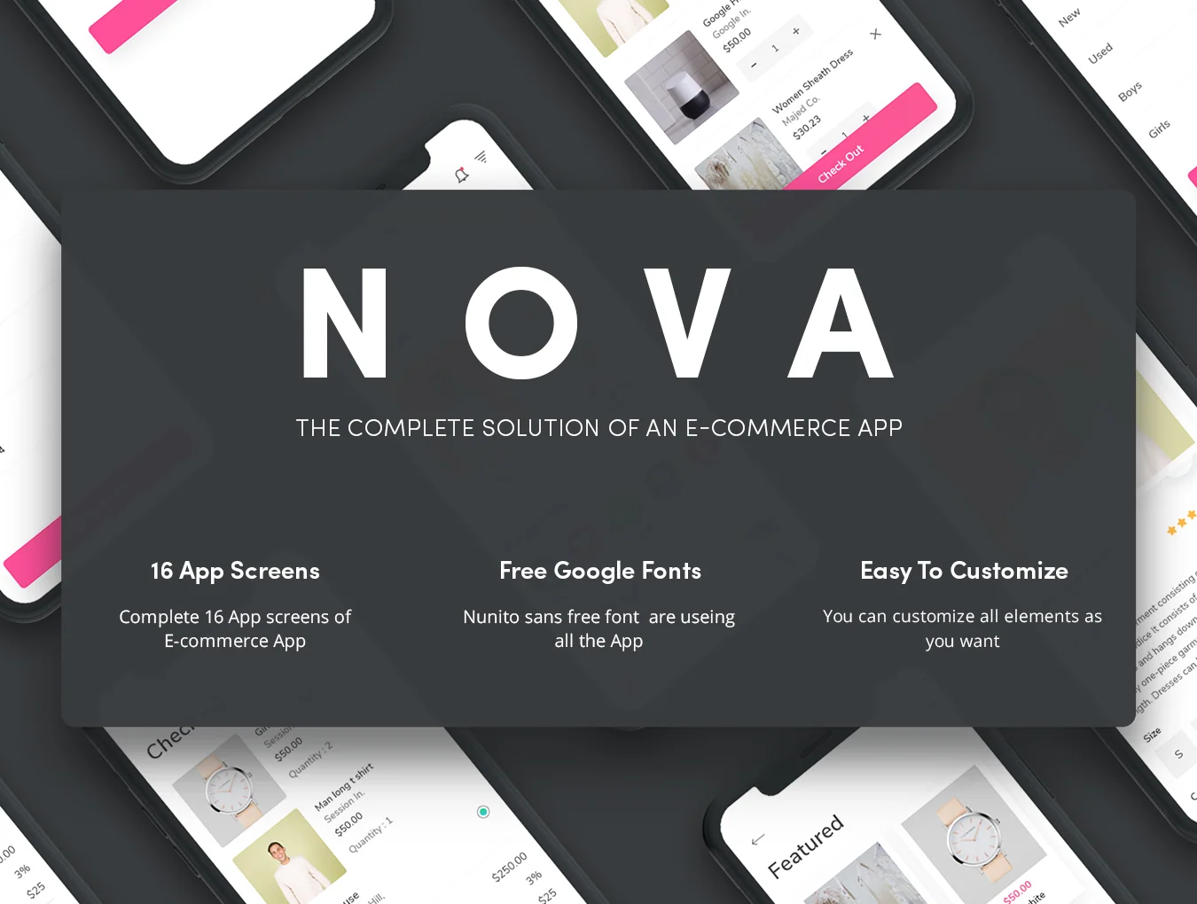 Nova E-commerce UI Kit