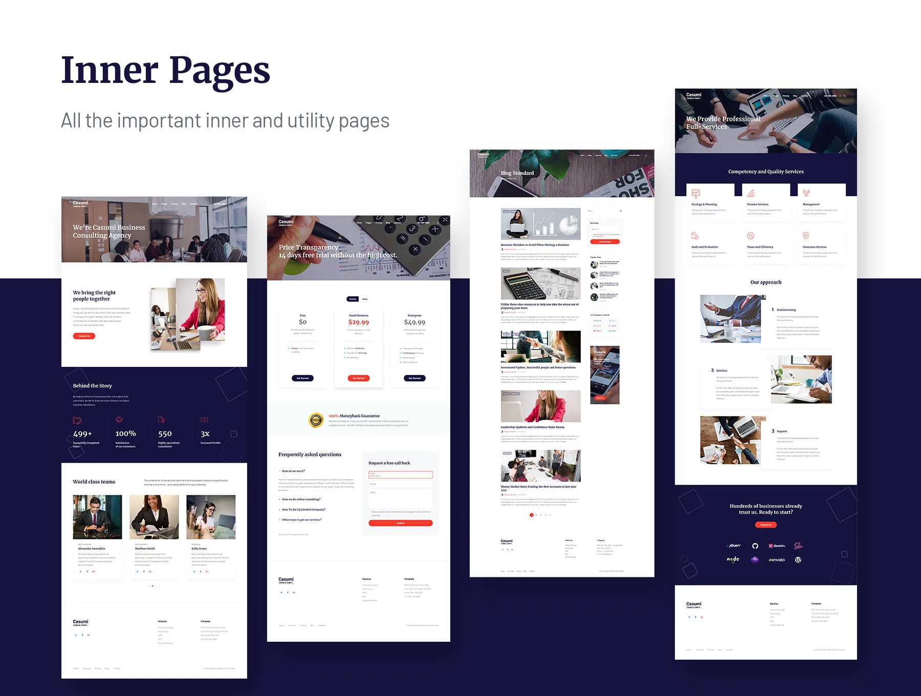 Casumi - Finance Consulting HTML Template 2