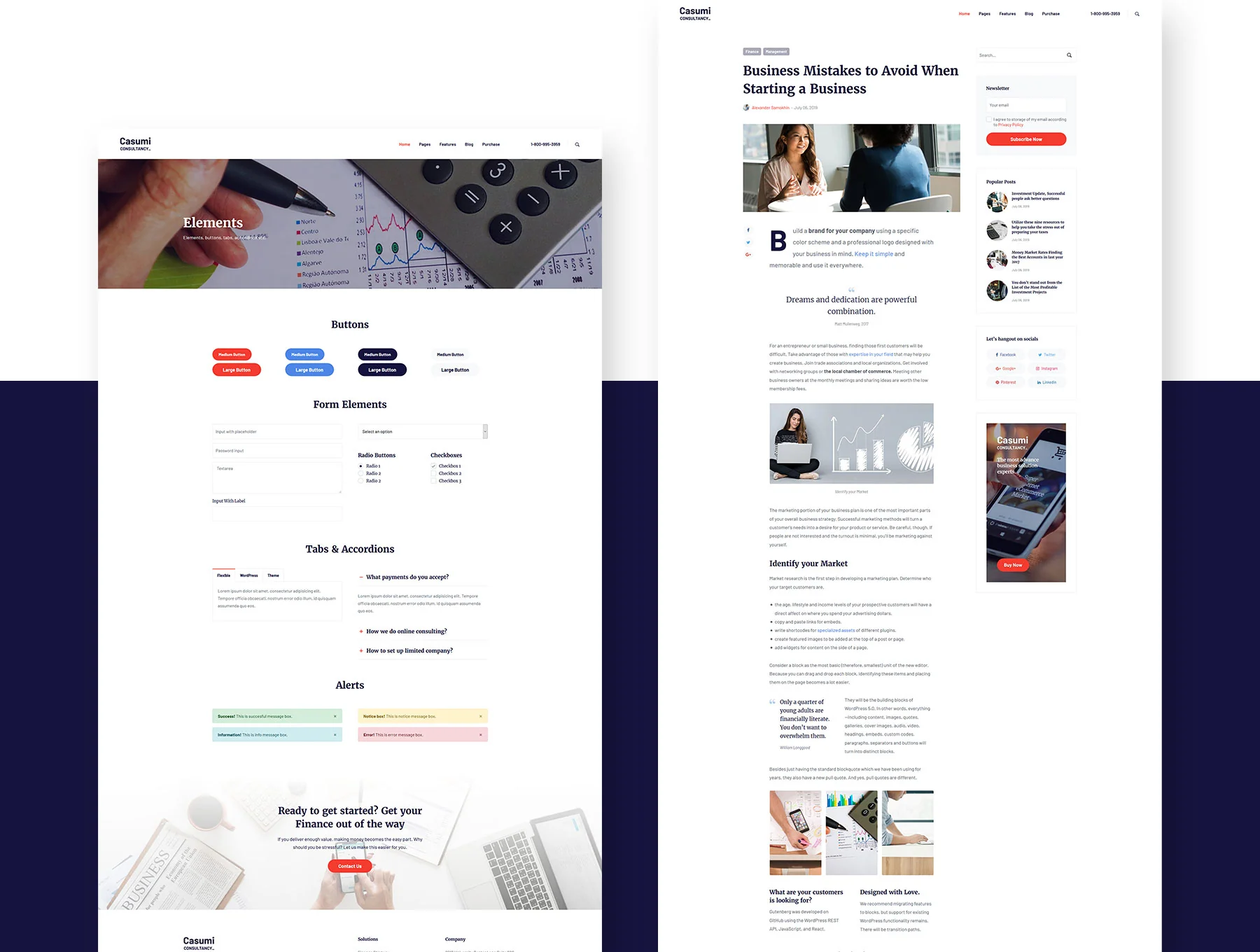 Casumi - Finance Consulting HTML Template 6