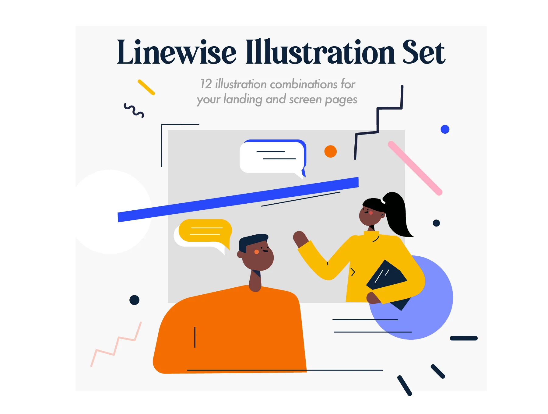 Set of Icons and Characters 2