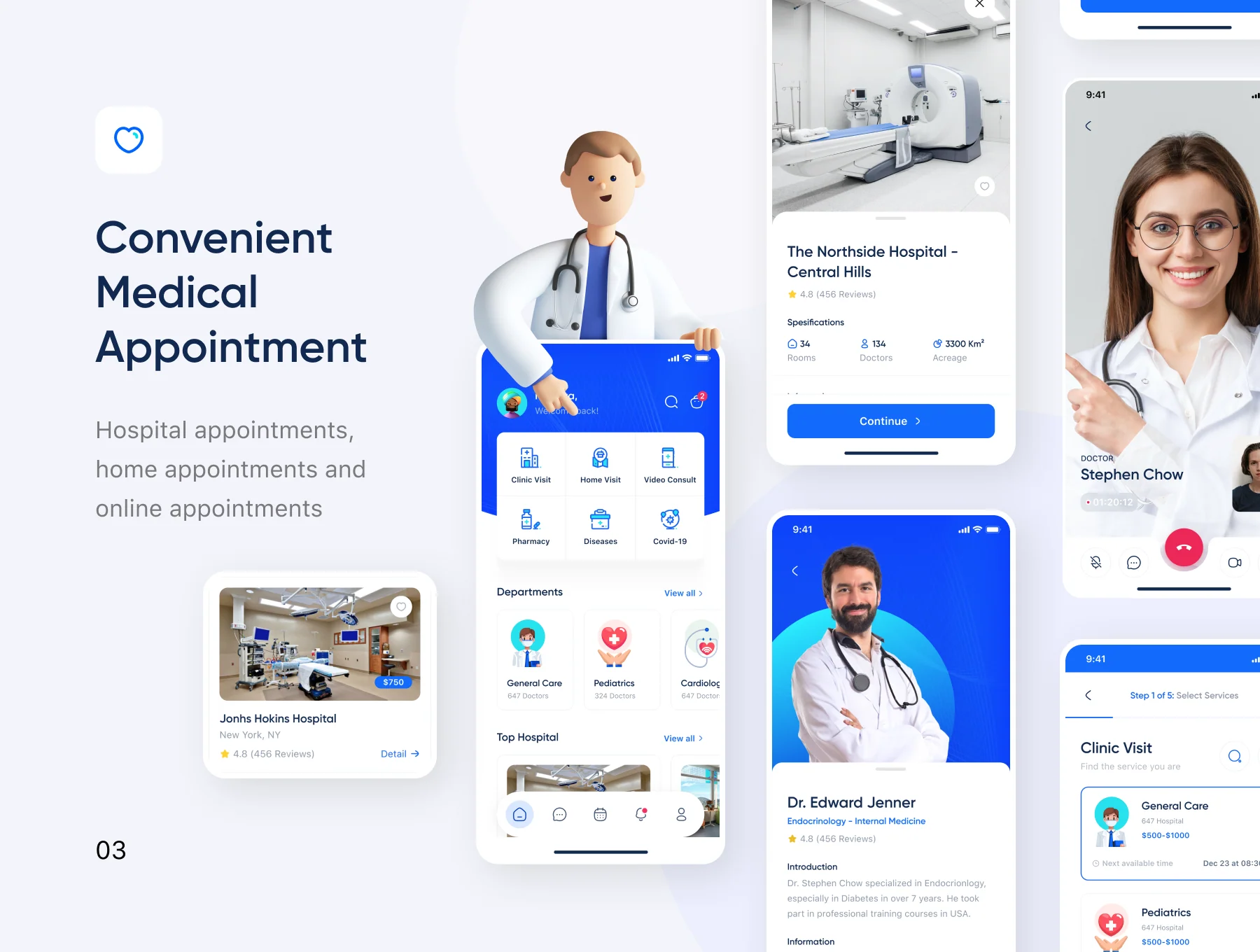 Medilab - Super Medical App UI Kit 3