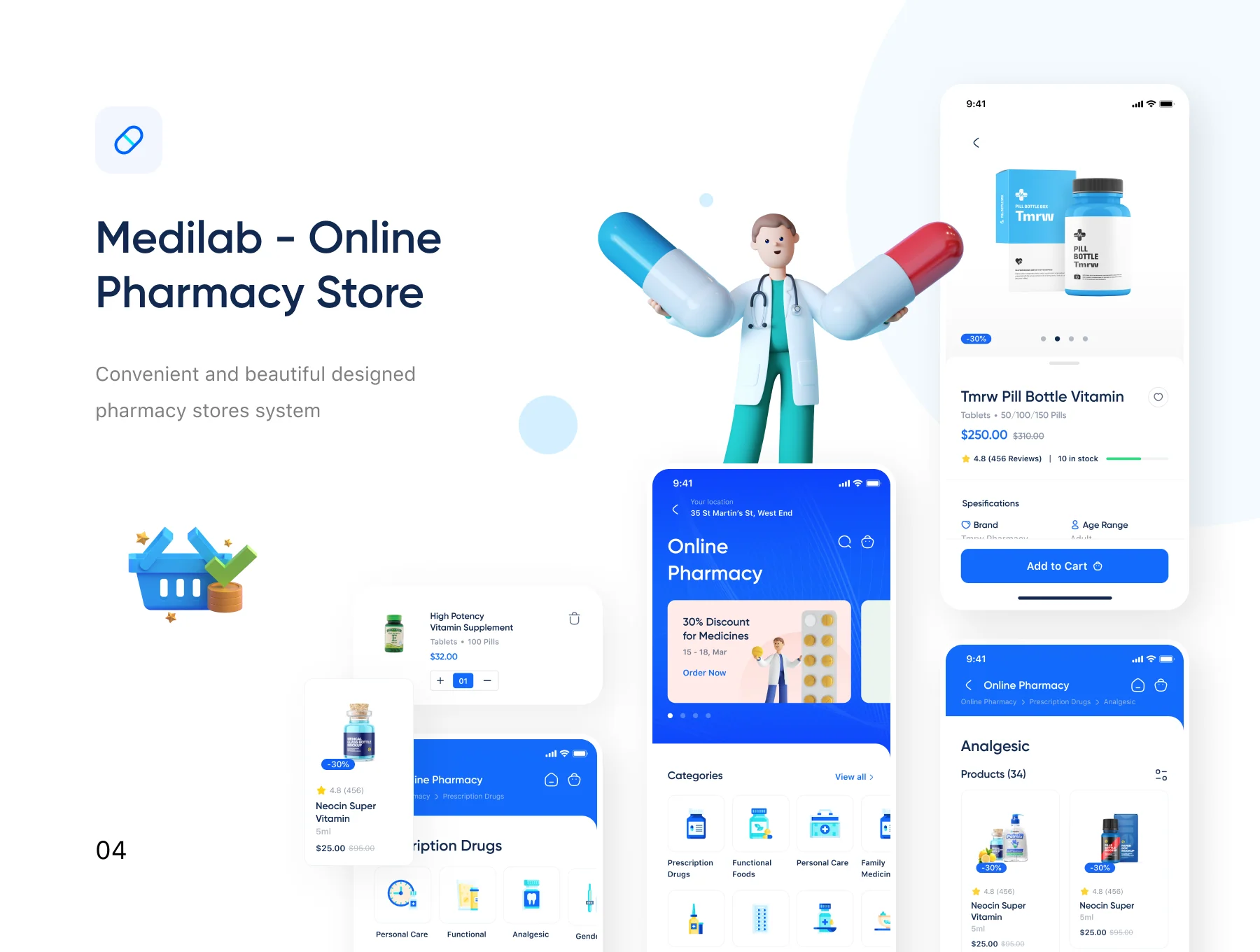 Medilab - Super Medical App UI Kit 4