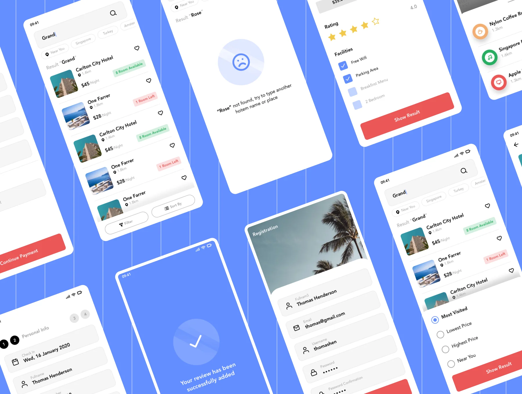 Aroma - Hotel Booking UI-Kit 2