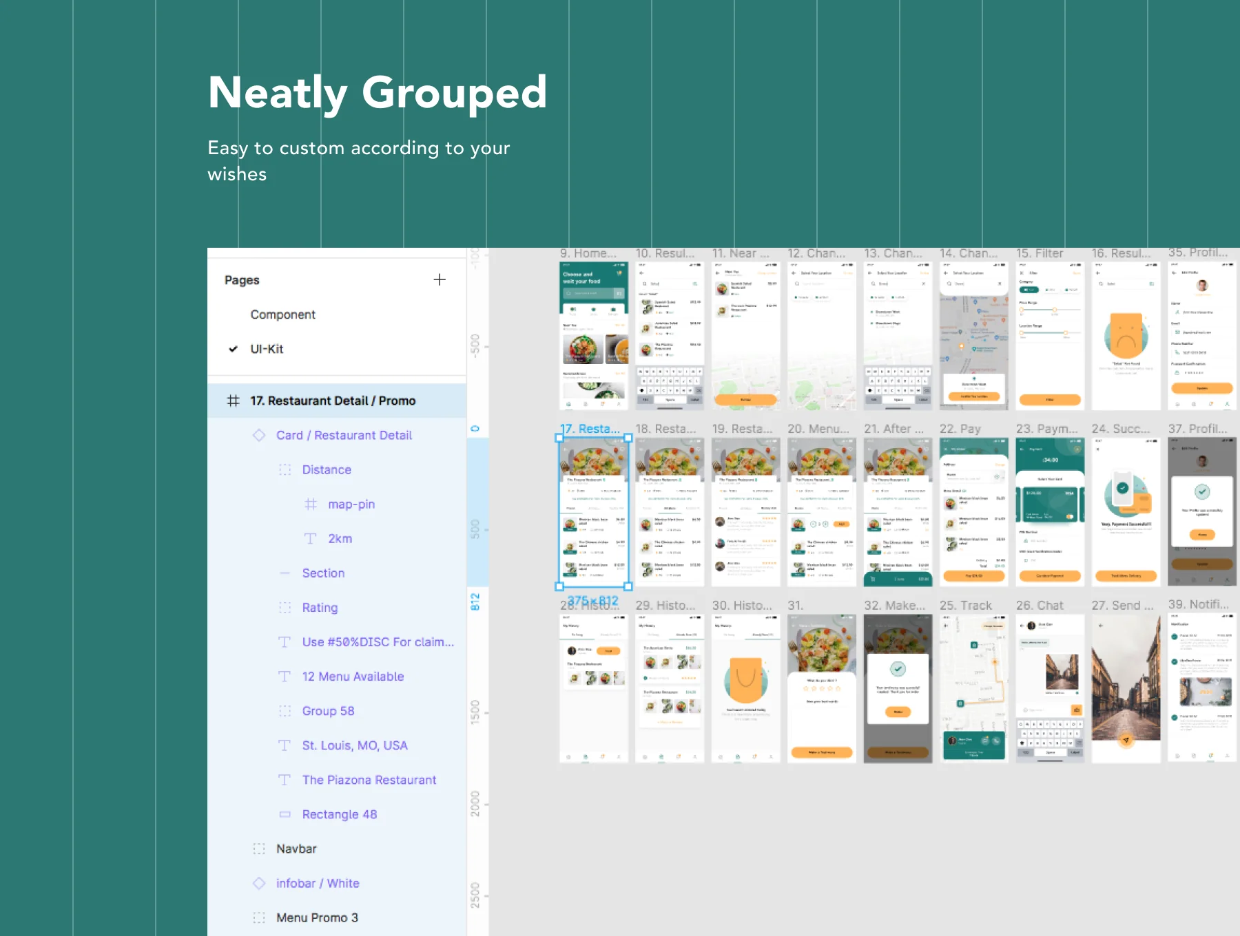 Delivious - Food Delivery UI-KIT 3