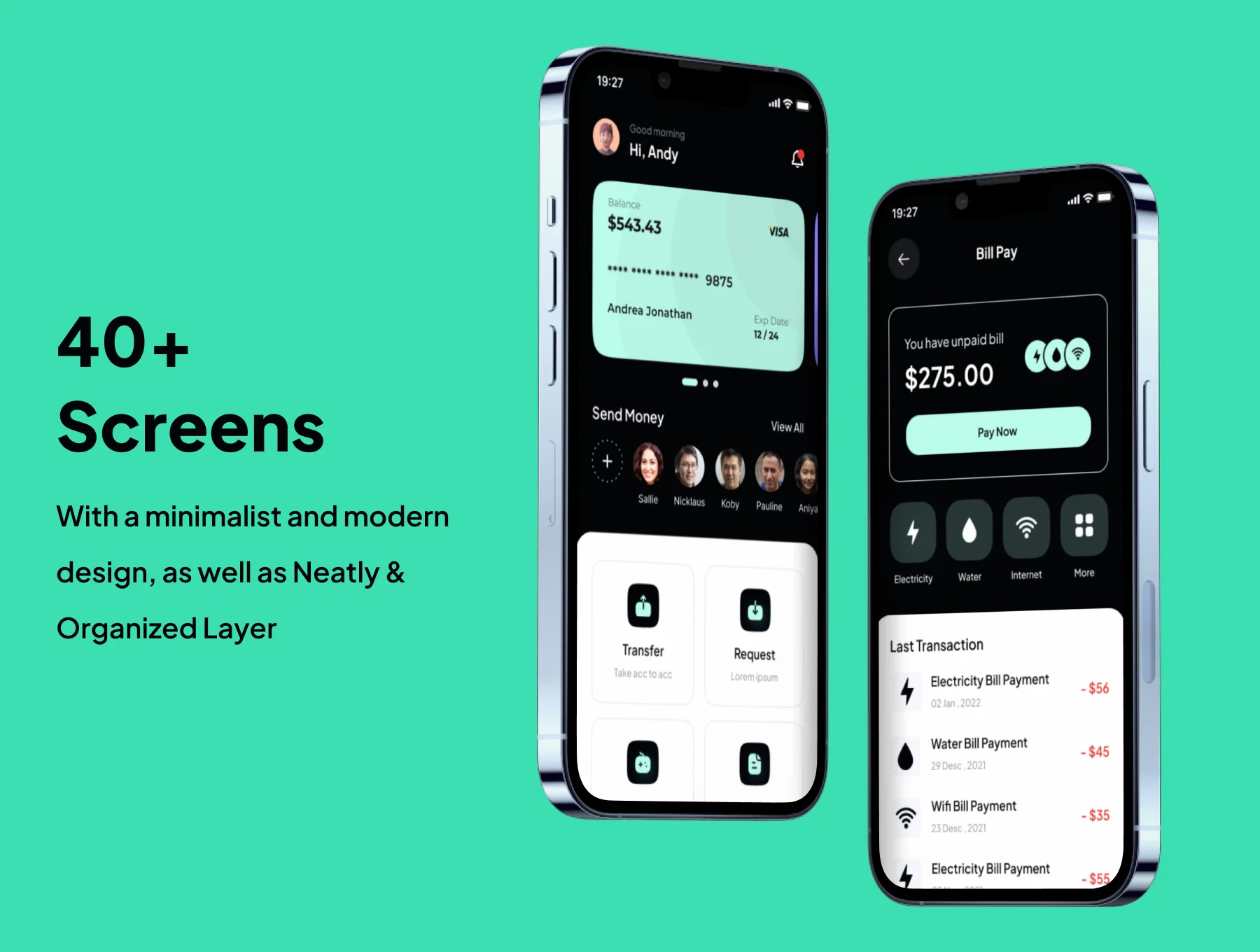 Duwallet - Wallet Apps UI Kits 2